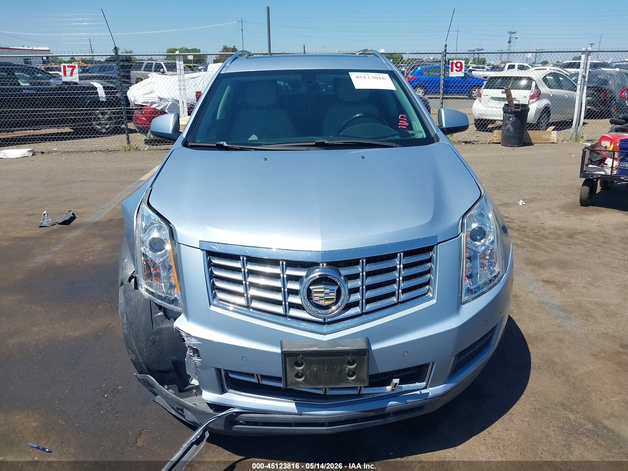2013 Cadillac Srx Luxury Collection Blue vin: 3GYFNCE31DS543625