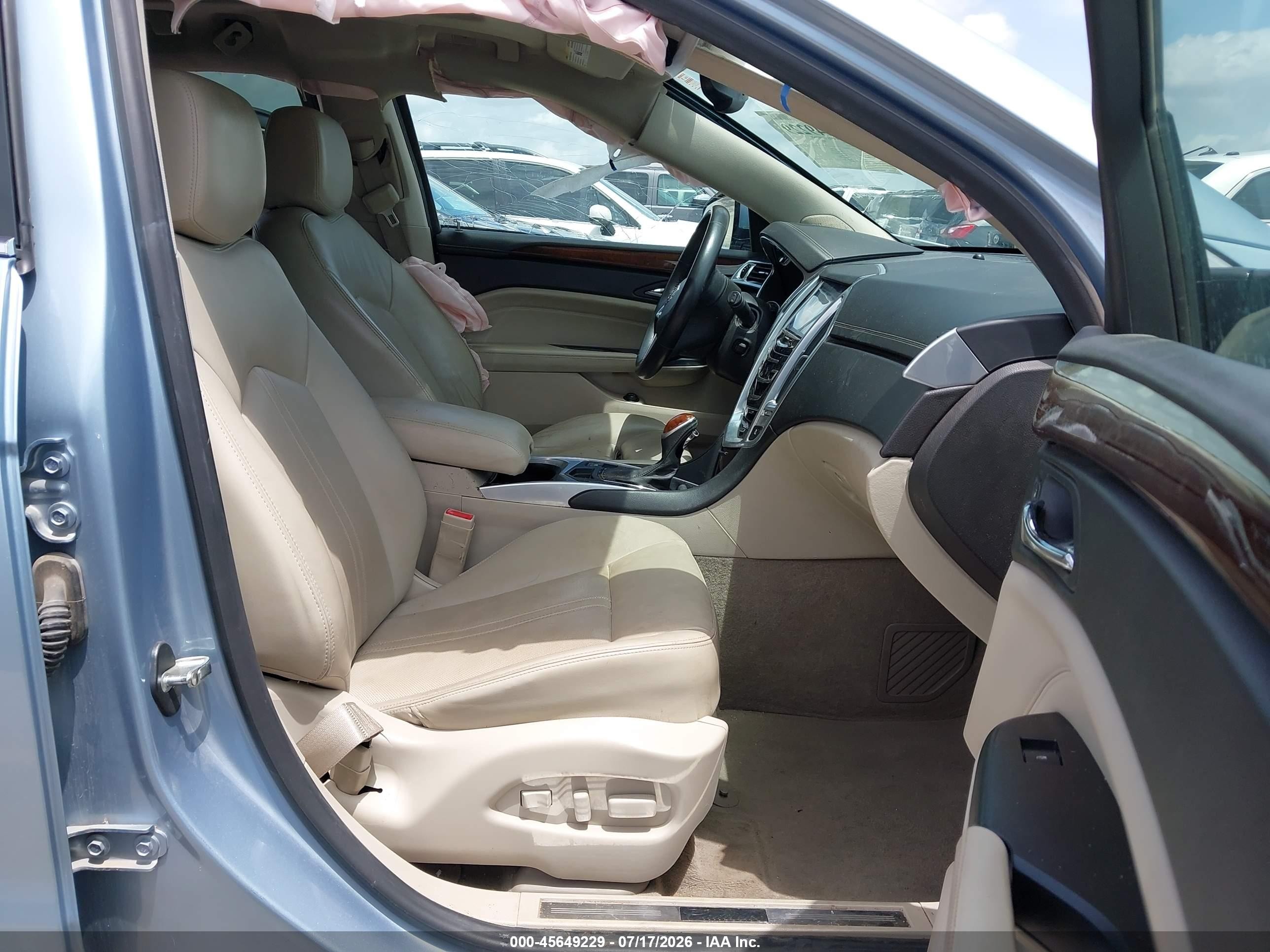2013 Cadillac Srx Luxury Collection Light Blue vin: 3GYFNCE31DS625533