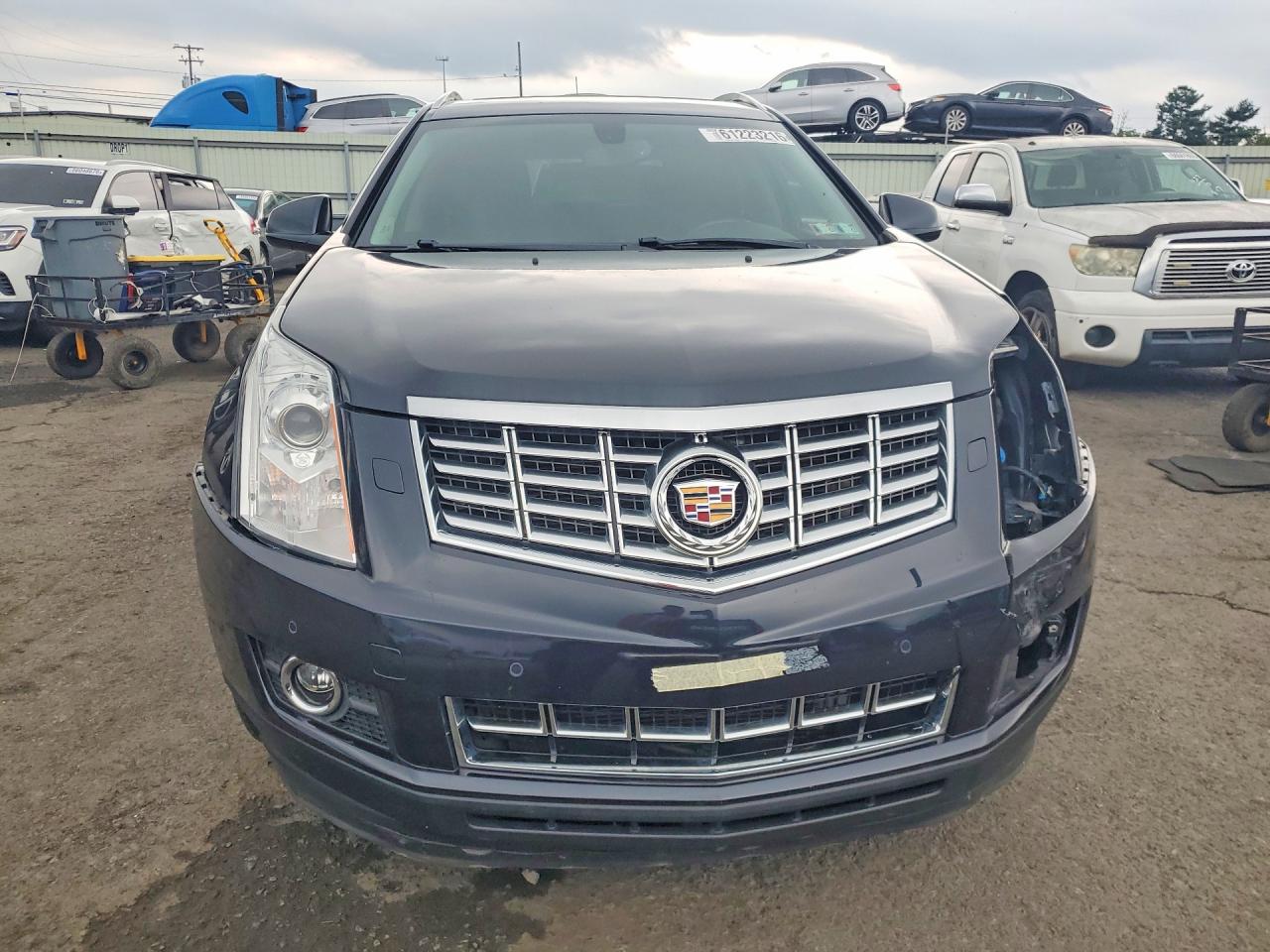 2014 Cadillac Srx Performance Collection Синий vin: 3GYFNCE31ES520380