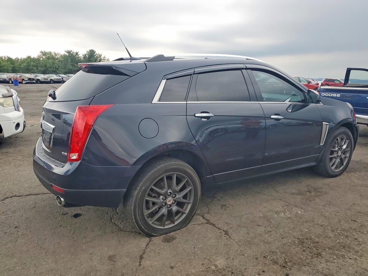 2014 Cadillac Srx Performance Collection Синий vin: 3GYFNCE31ES520380