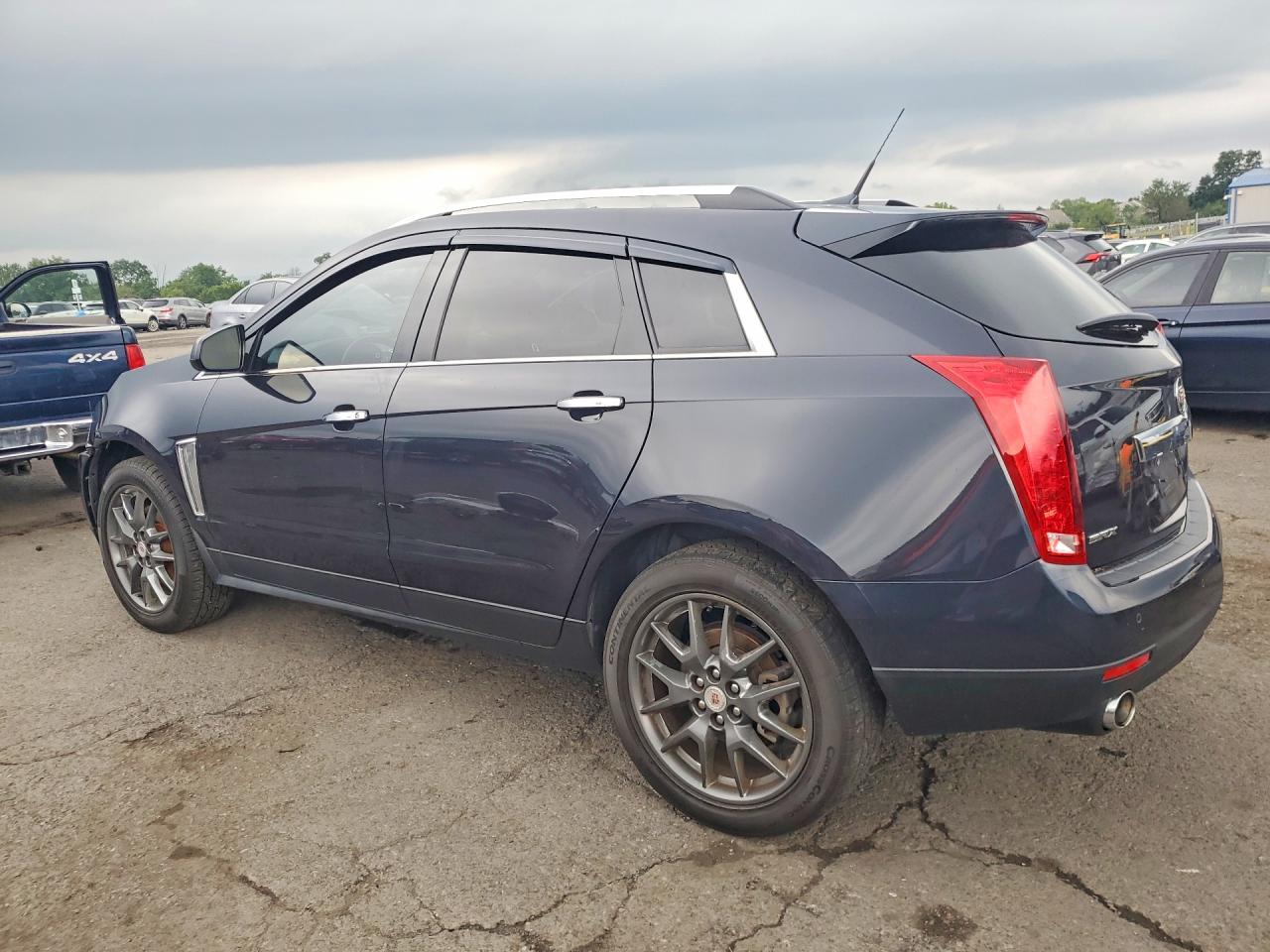 2014 Cadillac Srx Performance Collection Синий vin: 3GYFNCE31ES520380