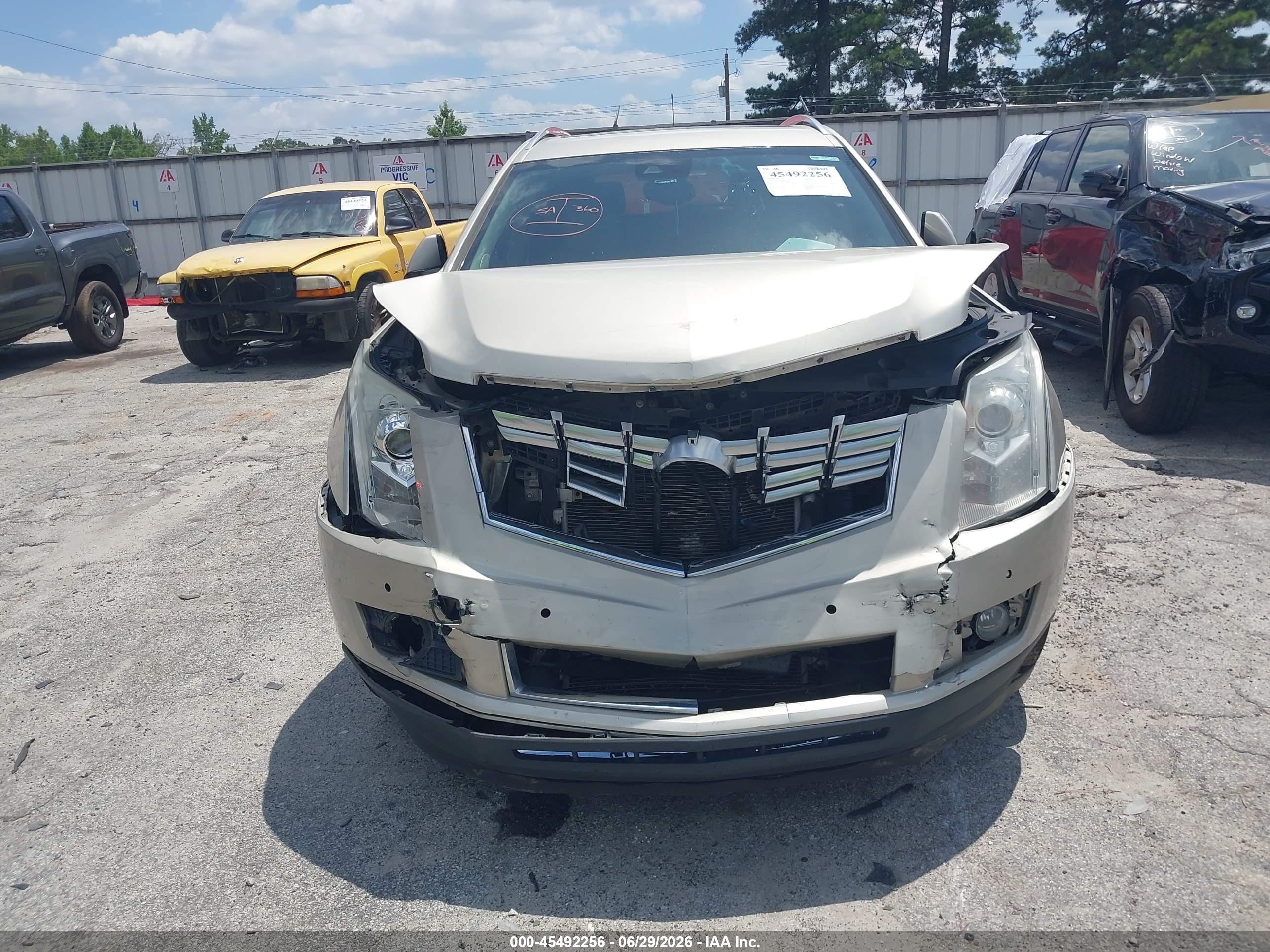 2015 Cadillac Srx Performance Collection Beige vin: 3GYFNCE31FS570987