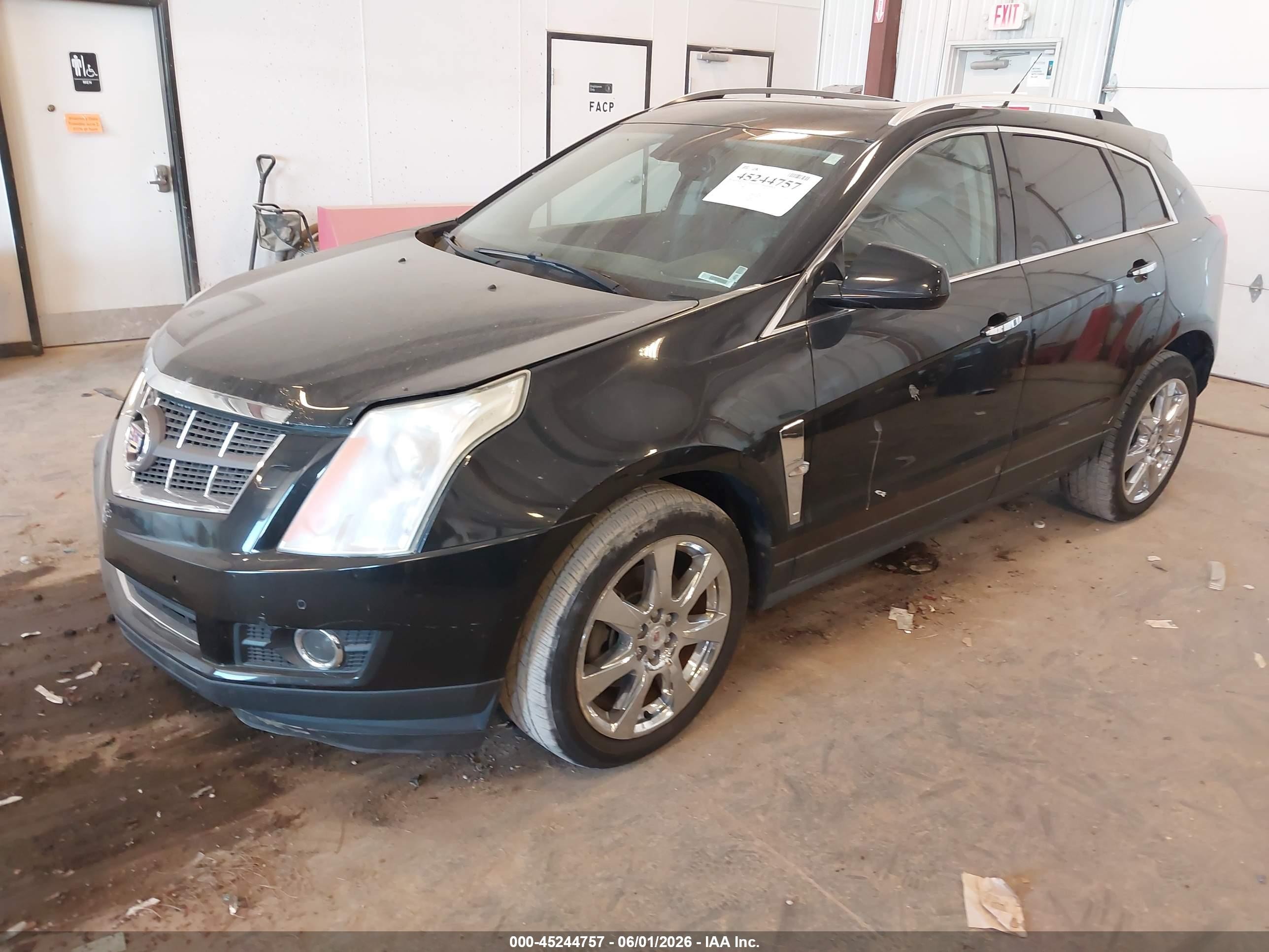 2012 Cadillac Srx Premium Collection Black vin: 3GYFNCE32CS605886