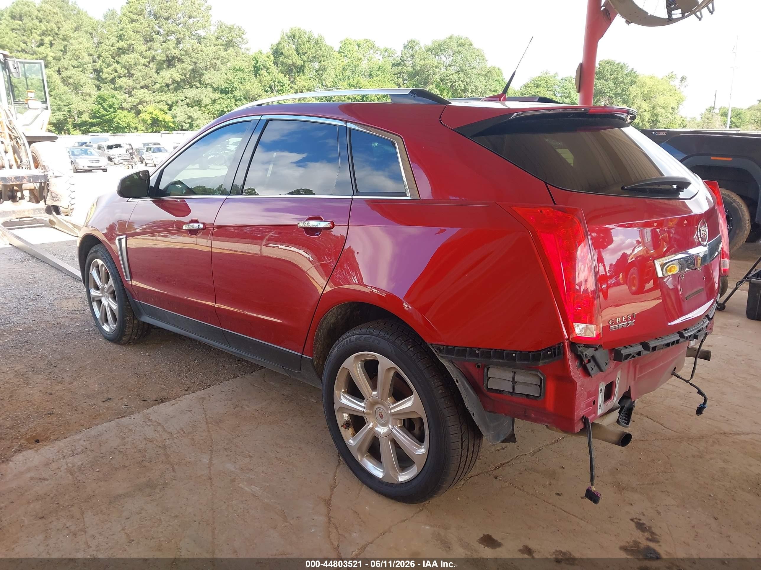 2014 Cadillac Srx Performance Collection Red vin: 3GYFNCE32ES562945