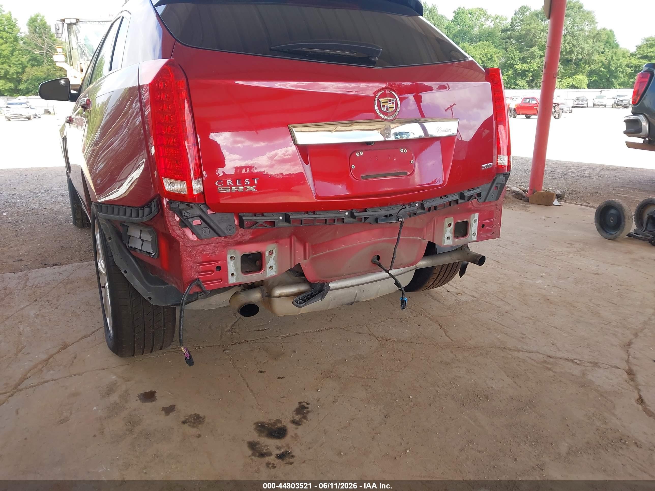 2014 Cadillac Srx Performance Collection Red vin: 3GYFNCE32ES562945
