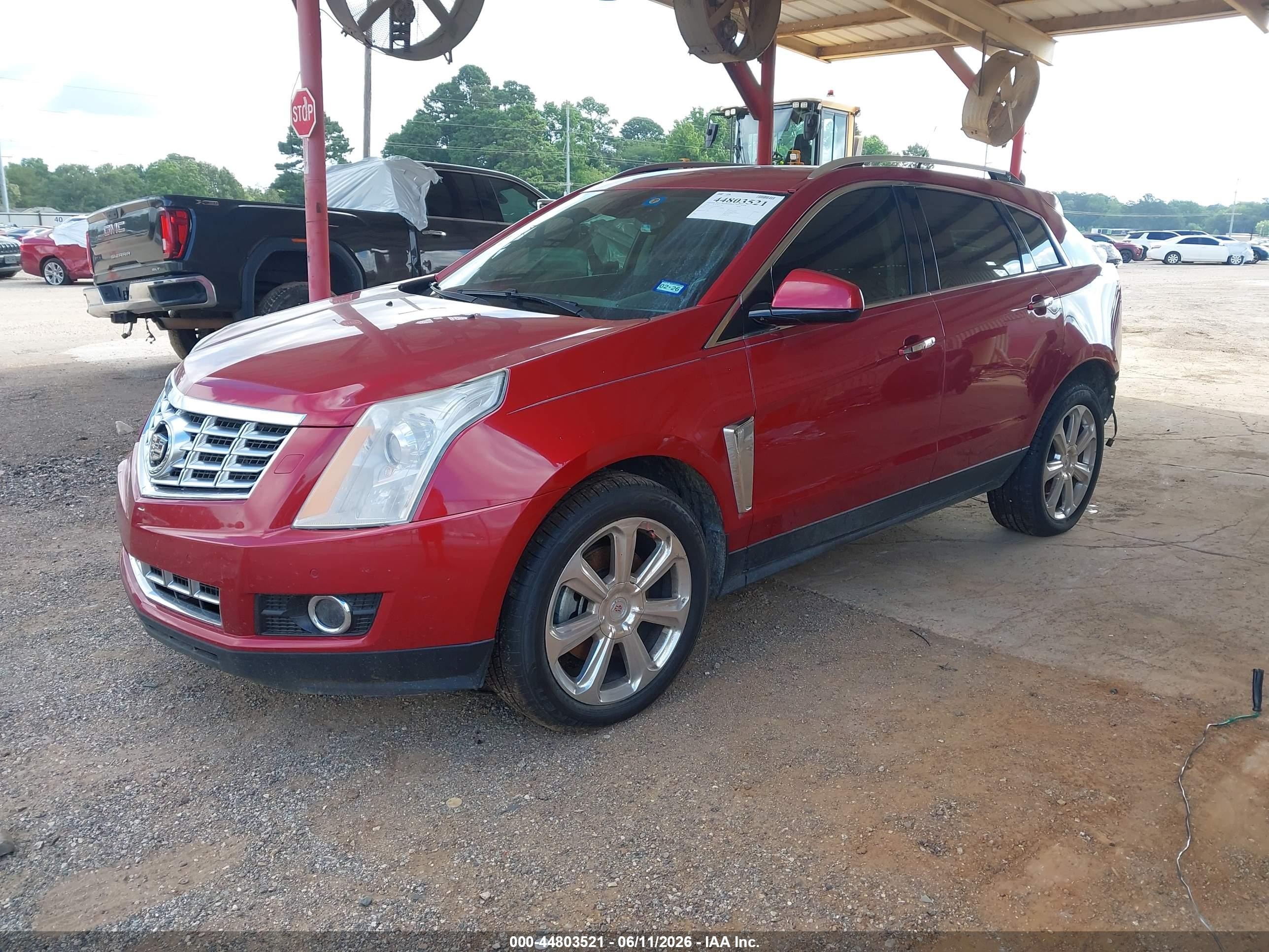 2014 Cadillac Srx Performance Collection Red vin: 3GYFNCE32ES562945