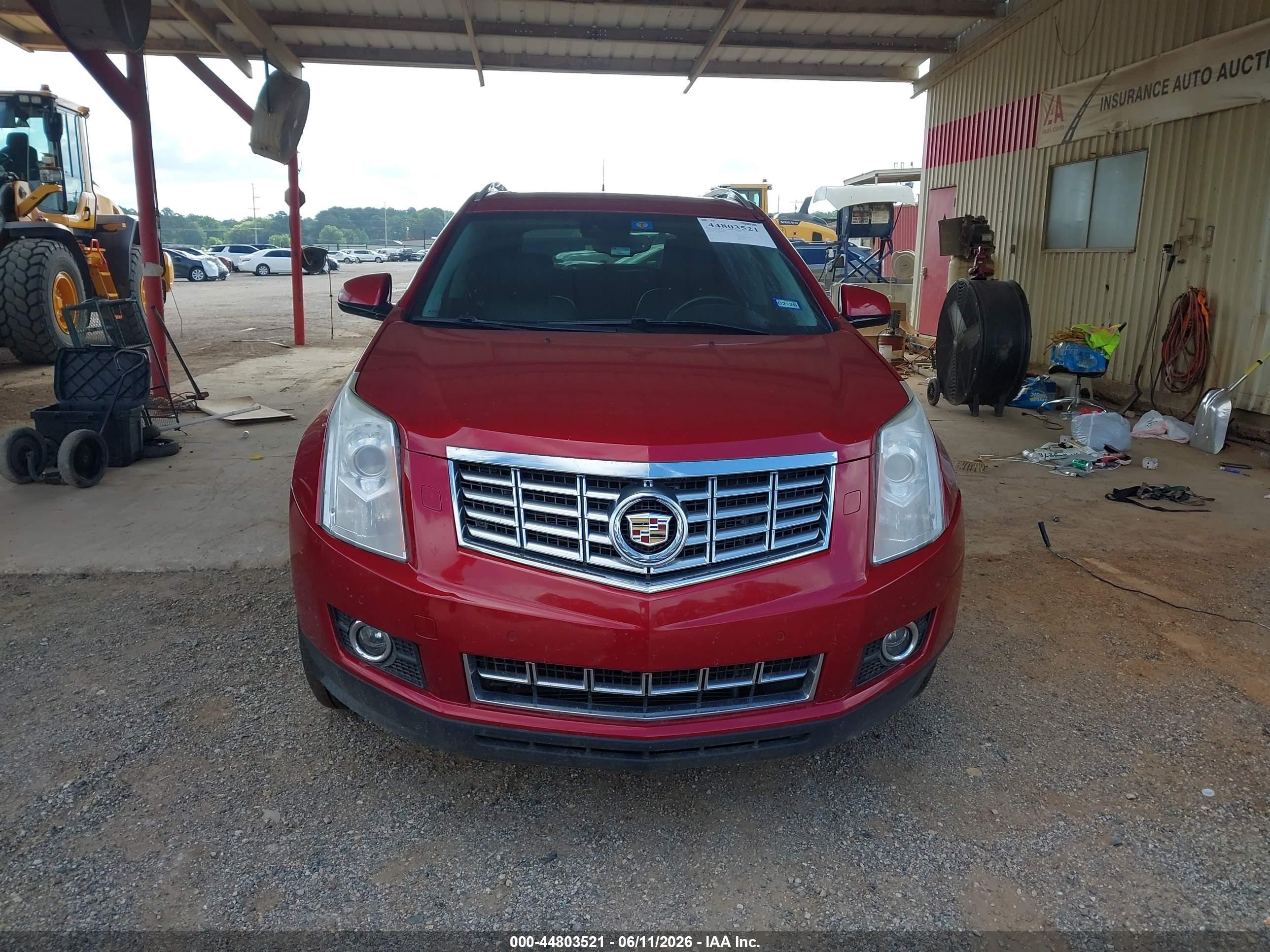 2014 Cadillac Srx Performance Collection Red vin: 3GYFNCE32ES562945