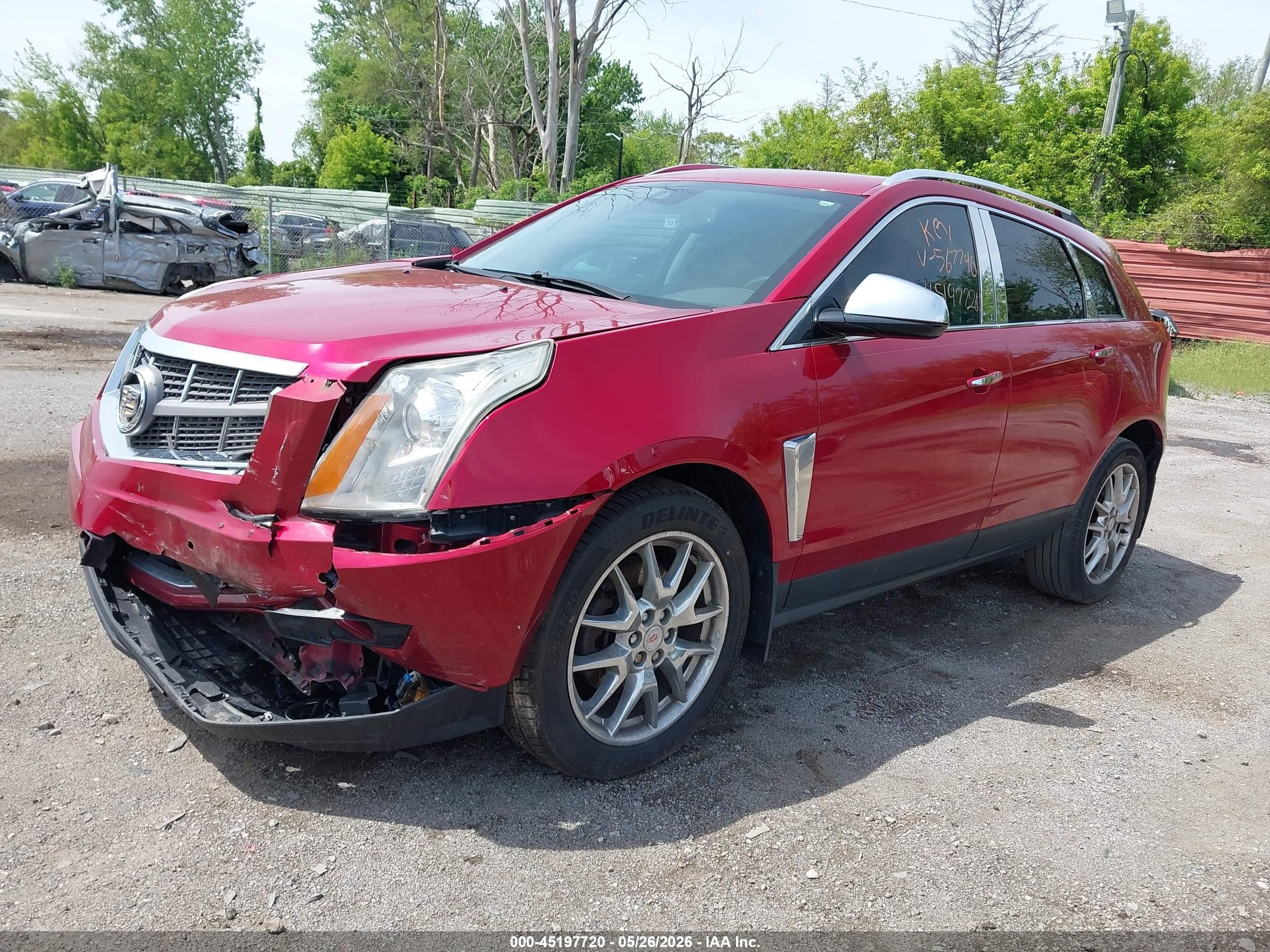 2014 Cadillac Srx Performance Collection Red vin: 3GYFNCE32ES567790