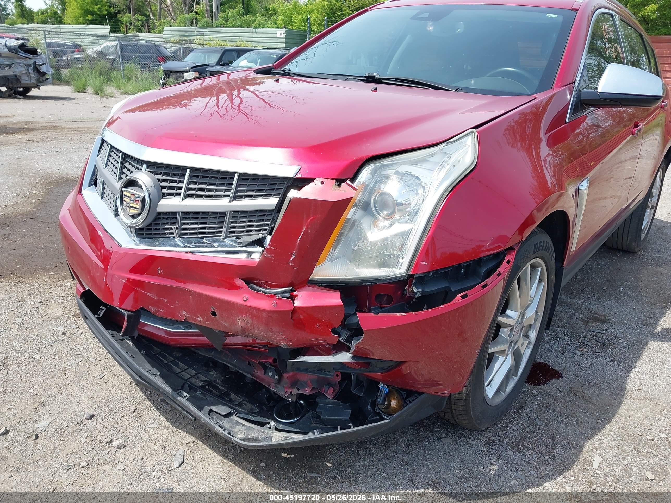 2014 Cadillac Srx Performance Collection Red vin: 3GYFNCE32ES567790