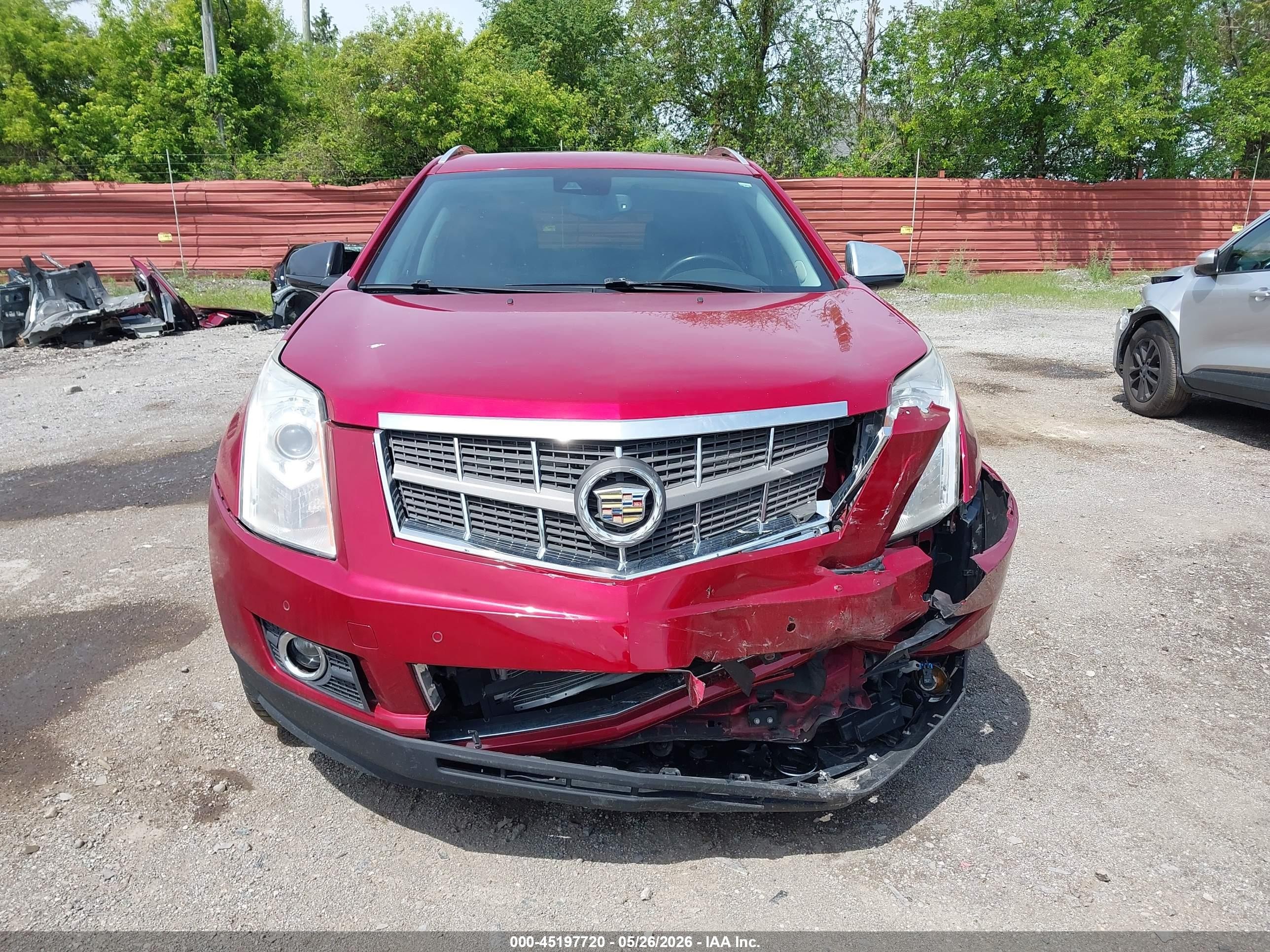 2014 Cadillac Srx Performance Collection Red vin: 3GYFNCE32ES567790