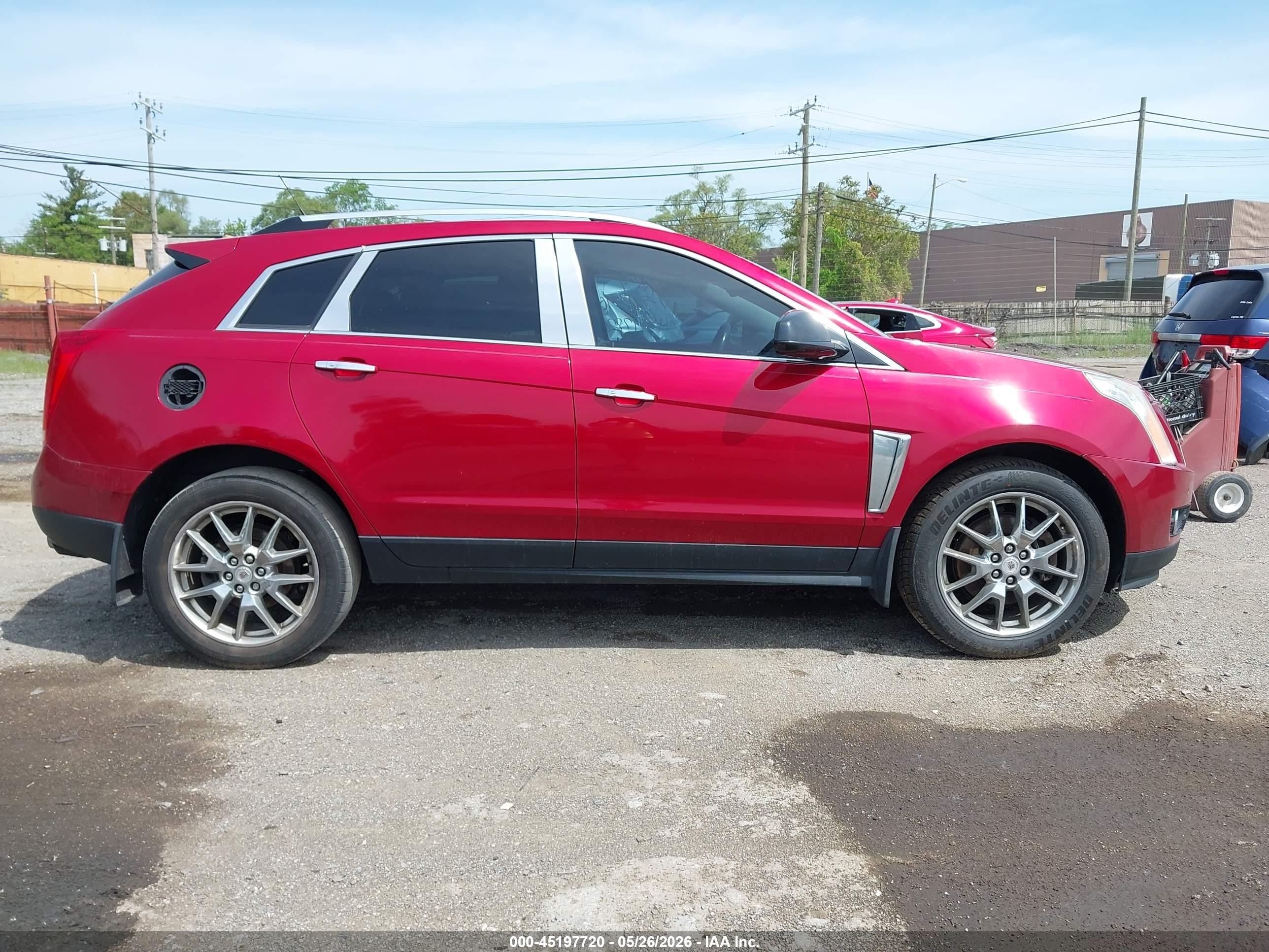 2014 Cadillac Srx Performance Collection Red vin: 3GYFNCE32ES567790
