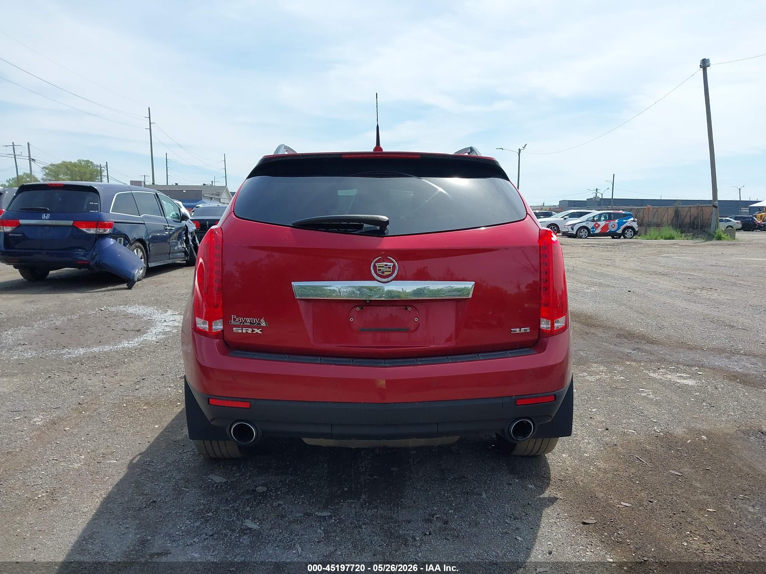 2014 Cadillac Srx Performance Collection Red vin: 3GYFNCE32ES567790