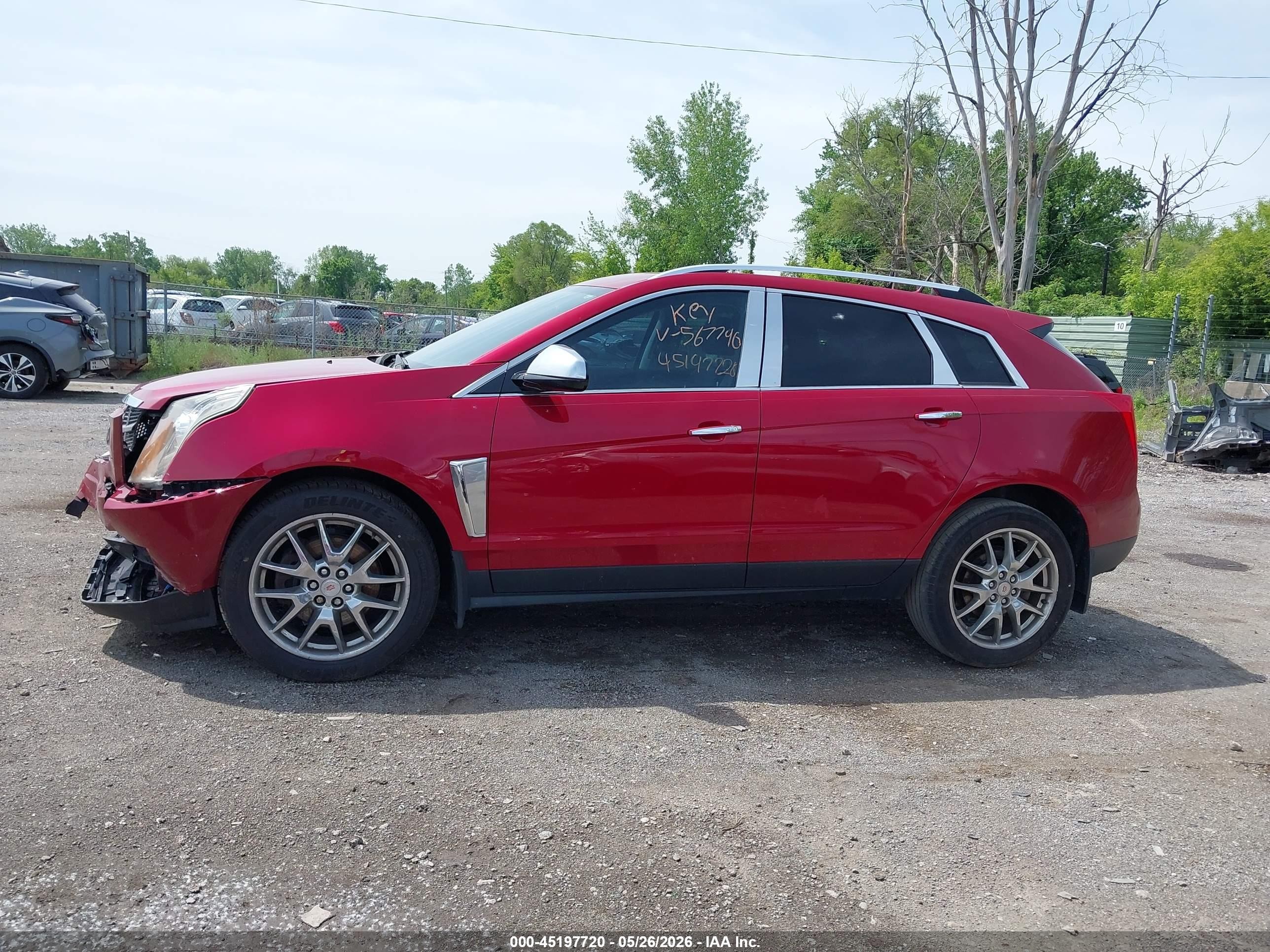 2014 Cadillac Srx Performance Collection Red vin: 3GYFNCE32ES567790