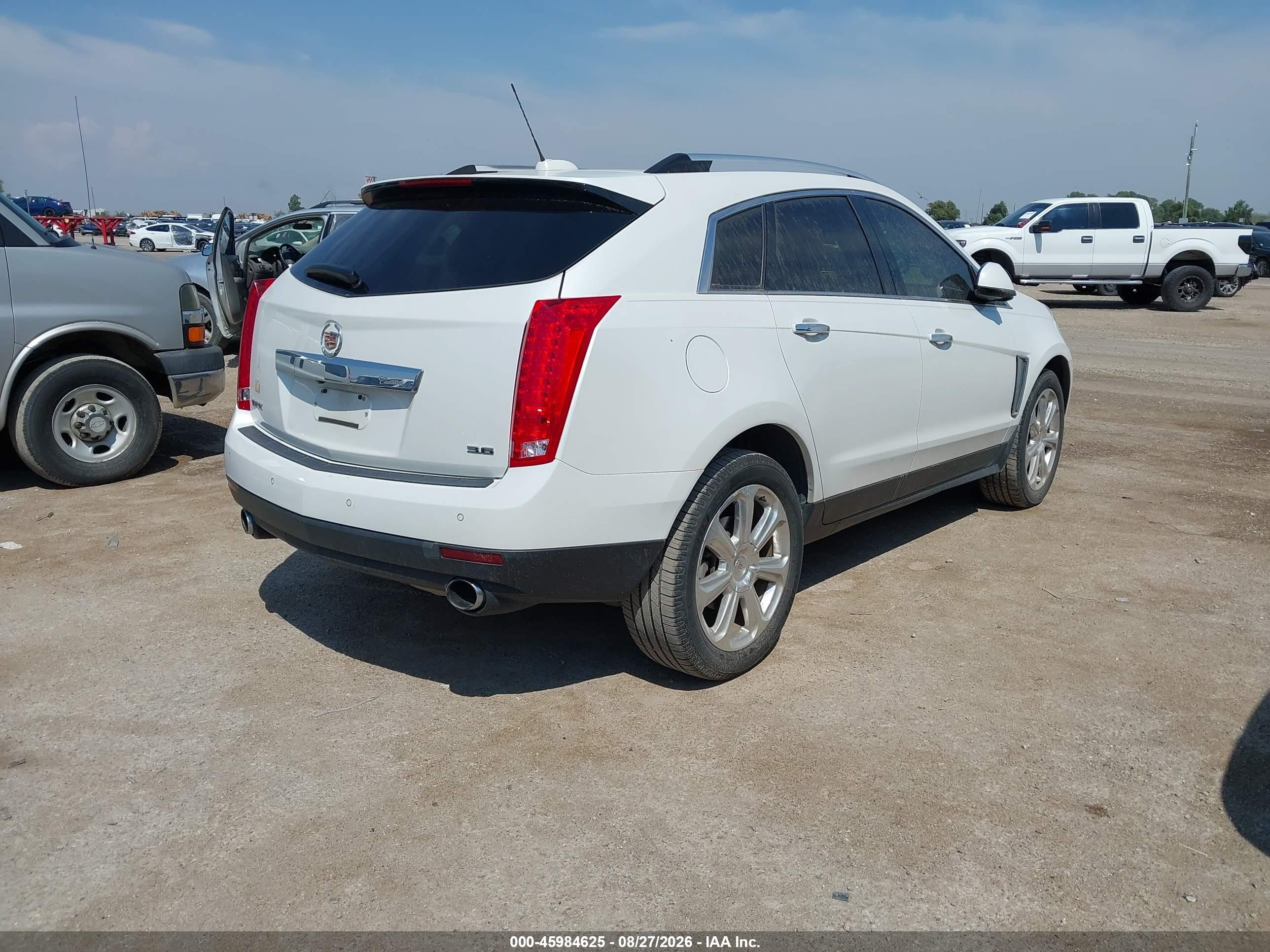 2015 Cadillac Srx Performance Collection White vin: 3GYFNCE32FS575311