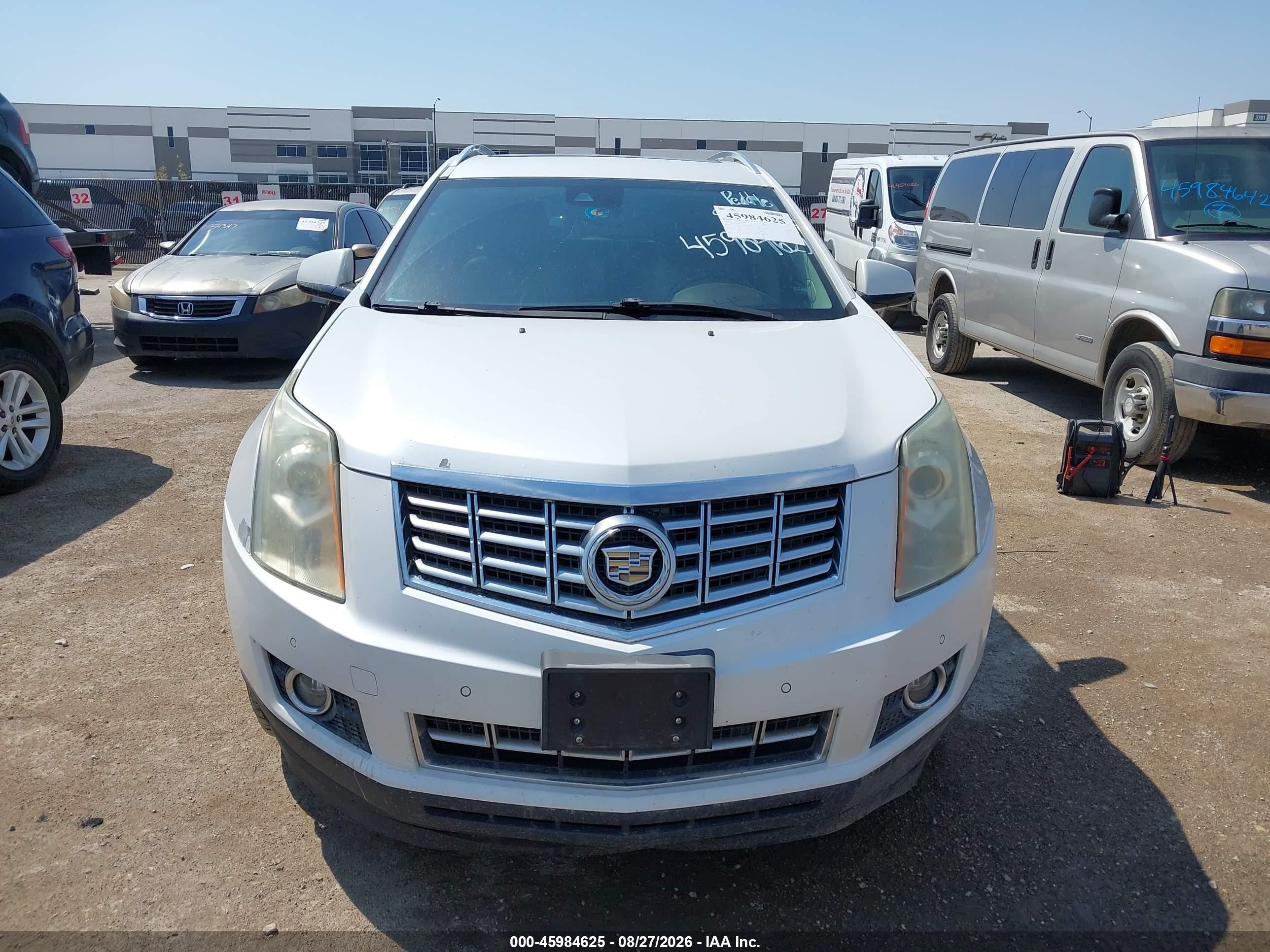 2015 Cadillac Srx Performance Collection White vin: 3GYFNCE32FS575311