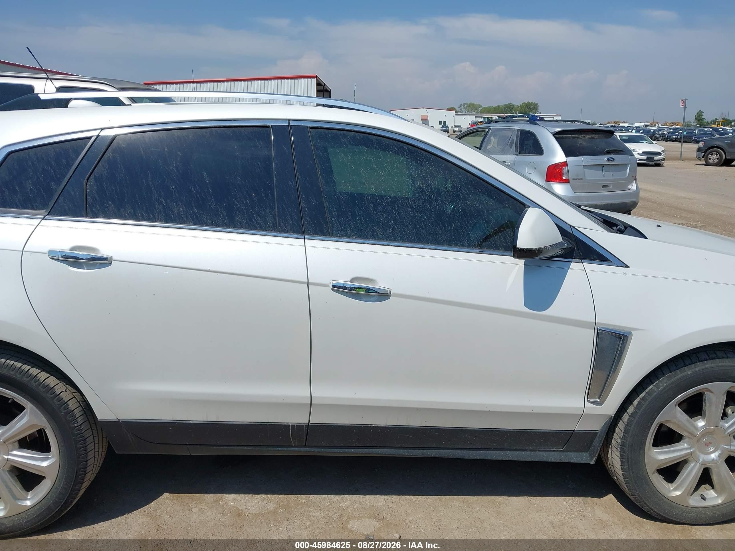 2015 Cadillac Srx Performance Collection White vin: 3GYFNCE32FS575311