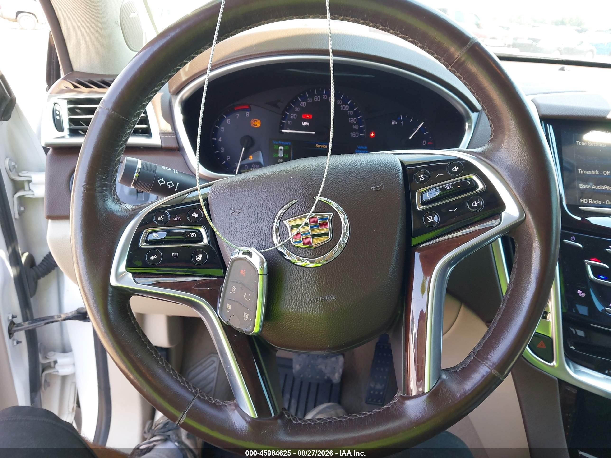 2015 Cadillac Srx Performance Collection White vin: 3GYFNCE32FS575311