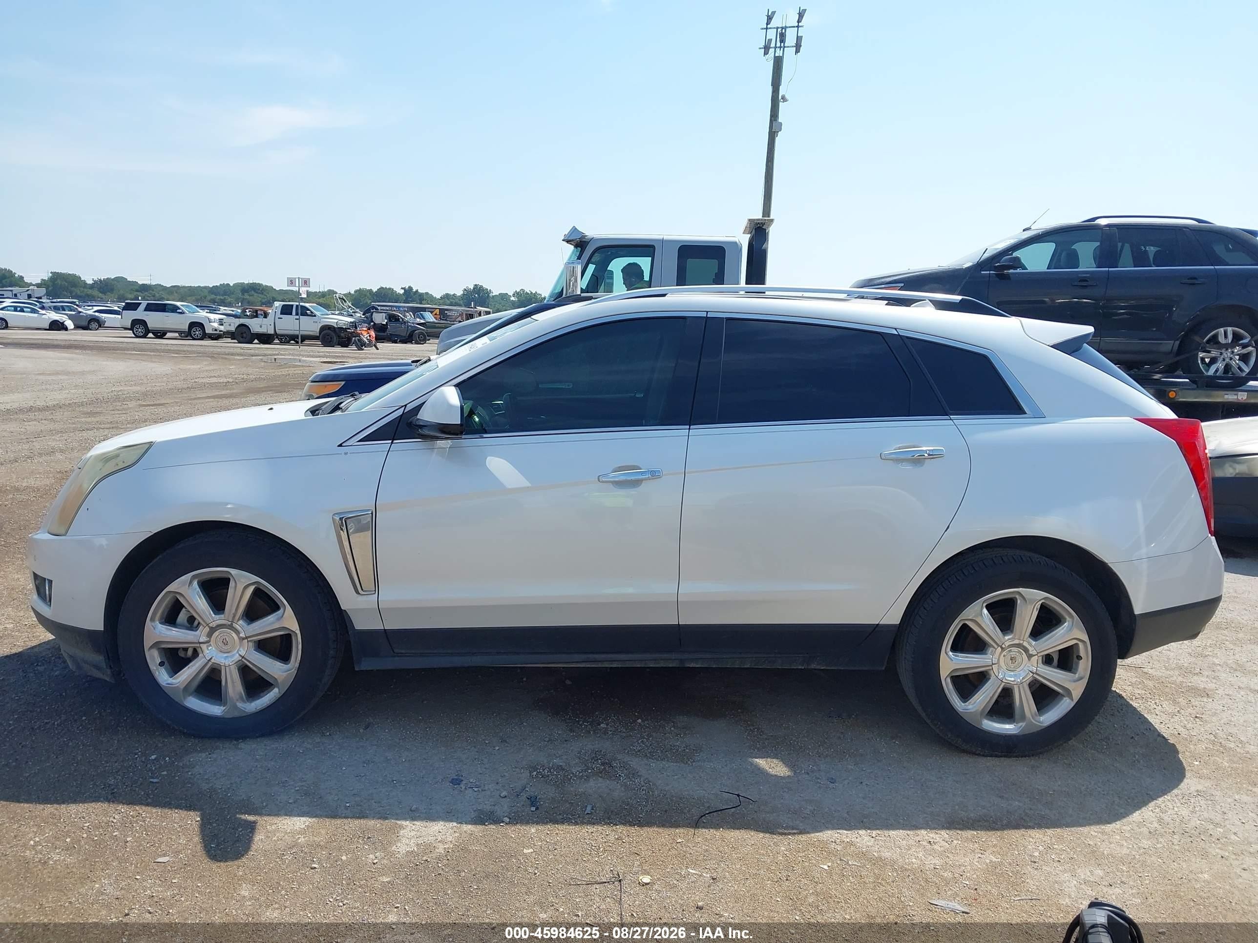 2015 Cadillac Srx Performance Collection White vin: 3GYFNCE32FS575311