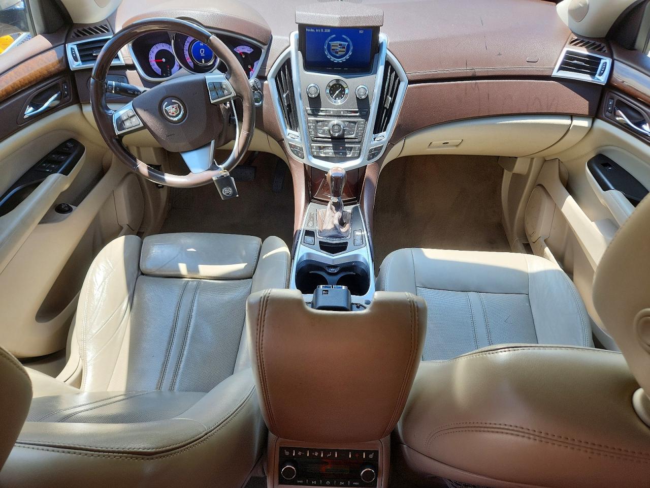2012 Cadillac Srx Premium Collection Beige vin: 3GYFNCE33CS601748