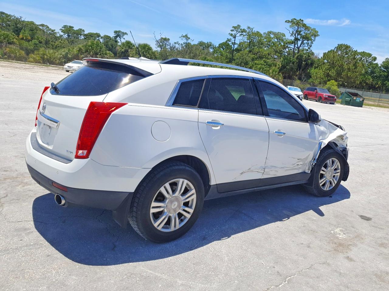 2013 Cadillac Srx Luxury Collection White vin: 3GYFNCE33DS504924