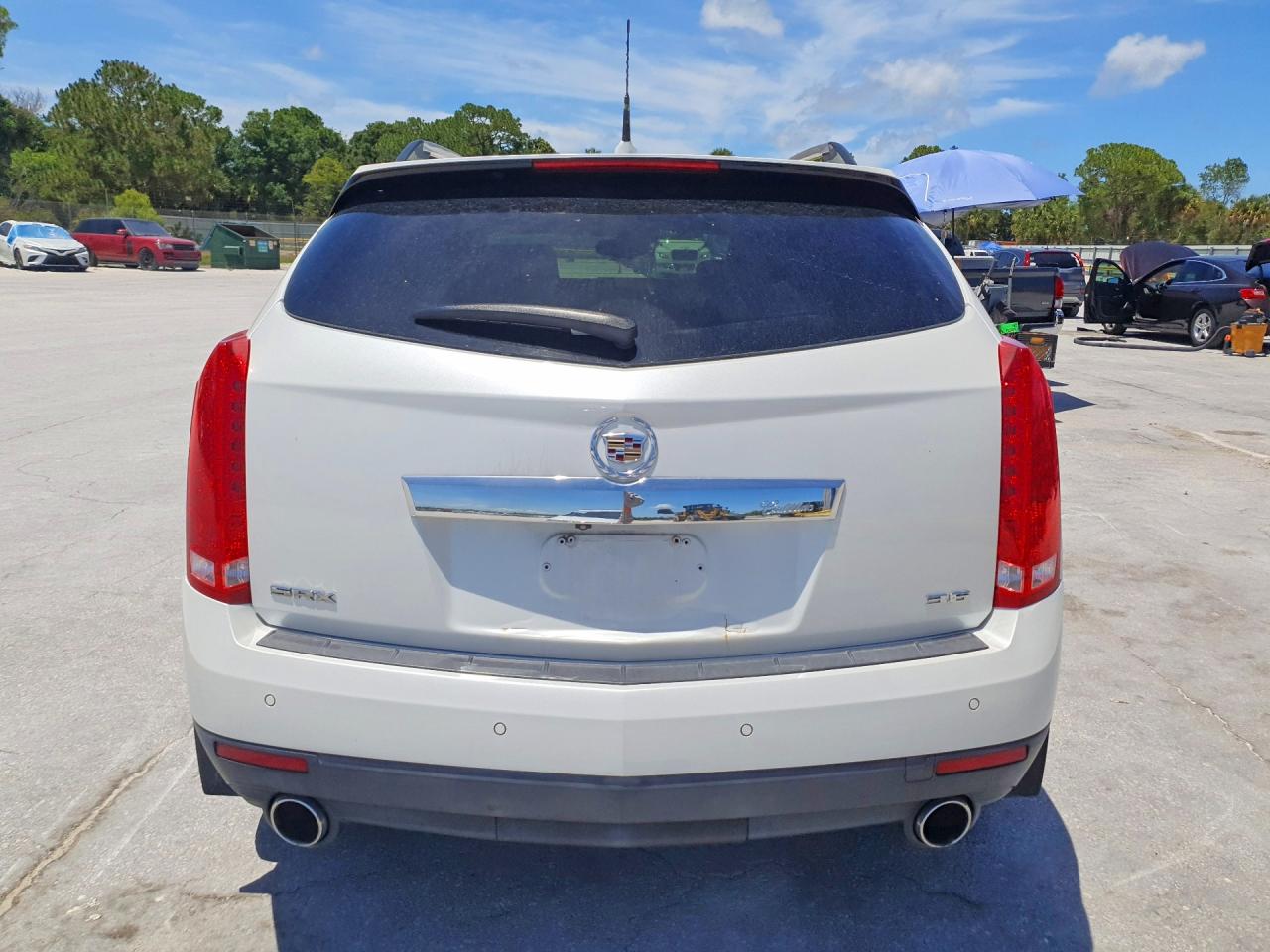 2013 Cadillac Srx Luxury Collection White vin: 3GYFNCE33DS504924