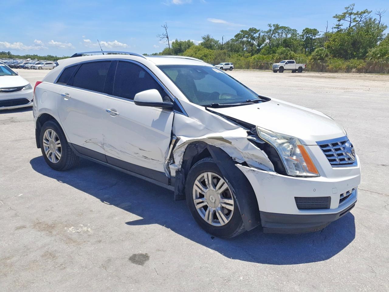 2013 Cadillac Srx Luxury Collection White vin: 3GYFNCE33DS504924