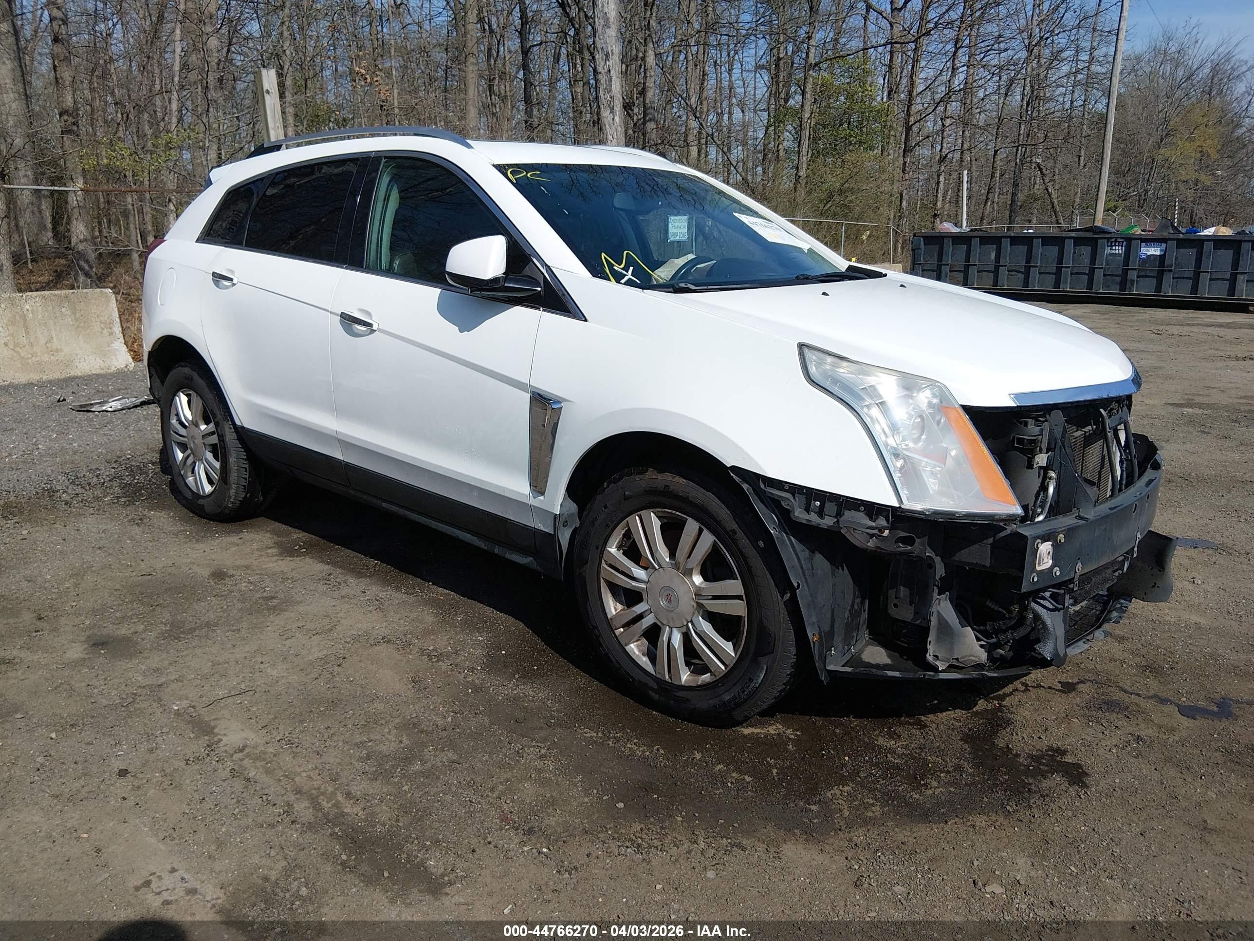 2013 Cadillac Srx Luxury Collection White vin: 3GYFNCE33DS514420