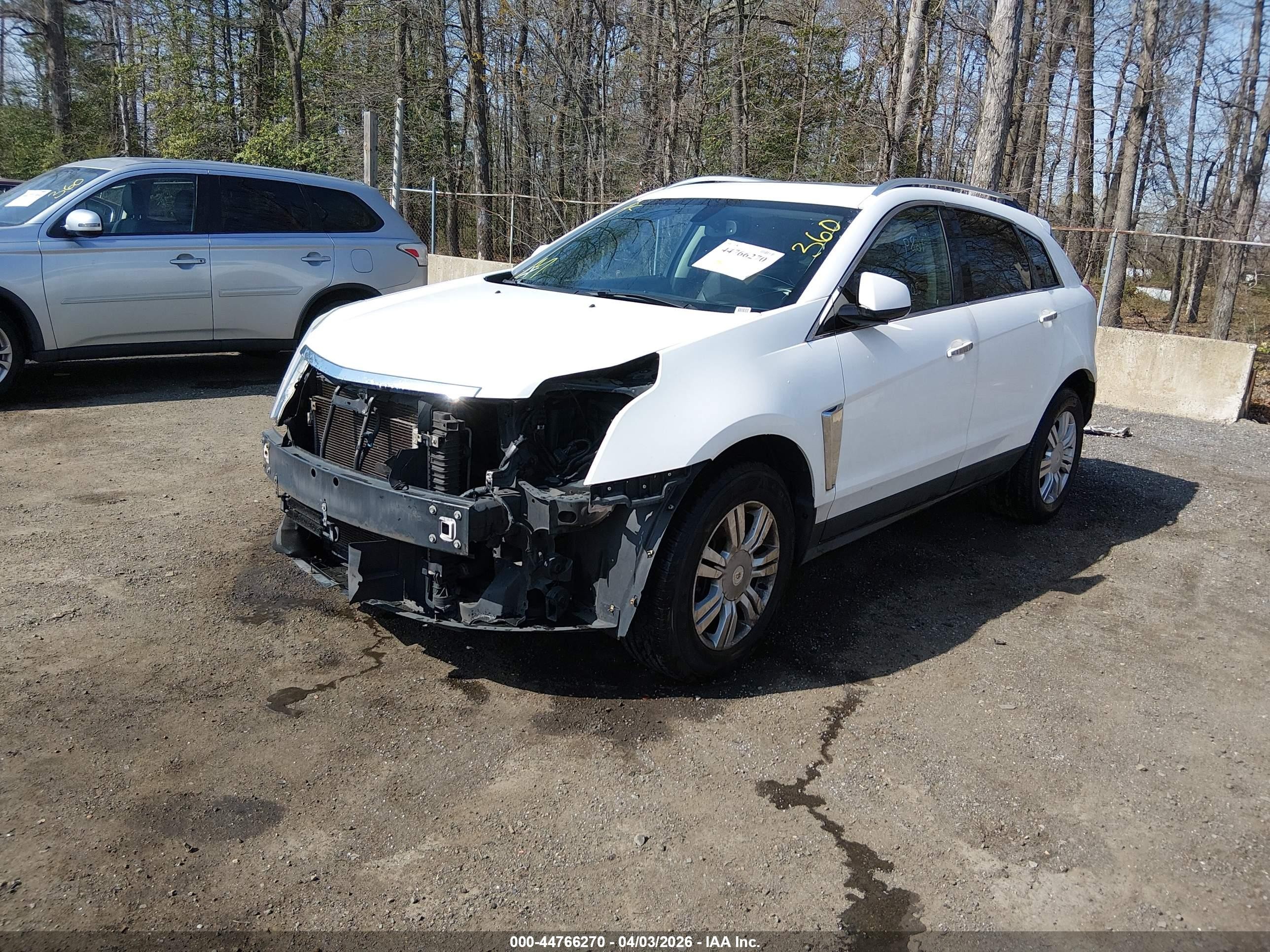 2013 Cadillac Srx Luxury Collection White vin: 3GYFNCE33DS514420