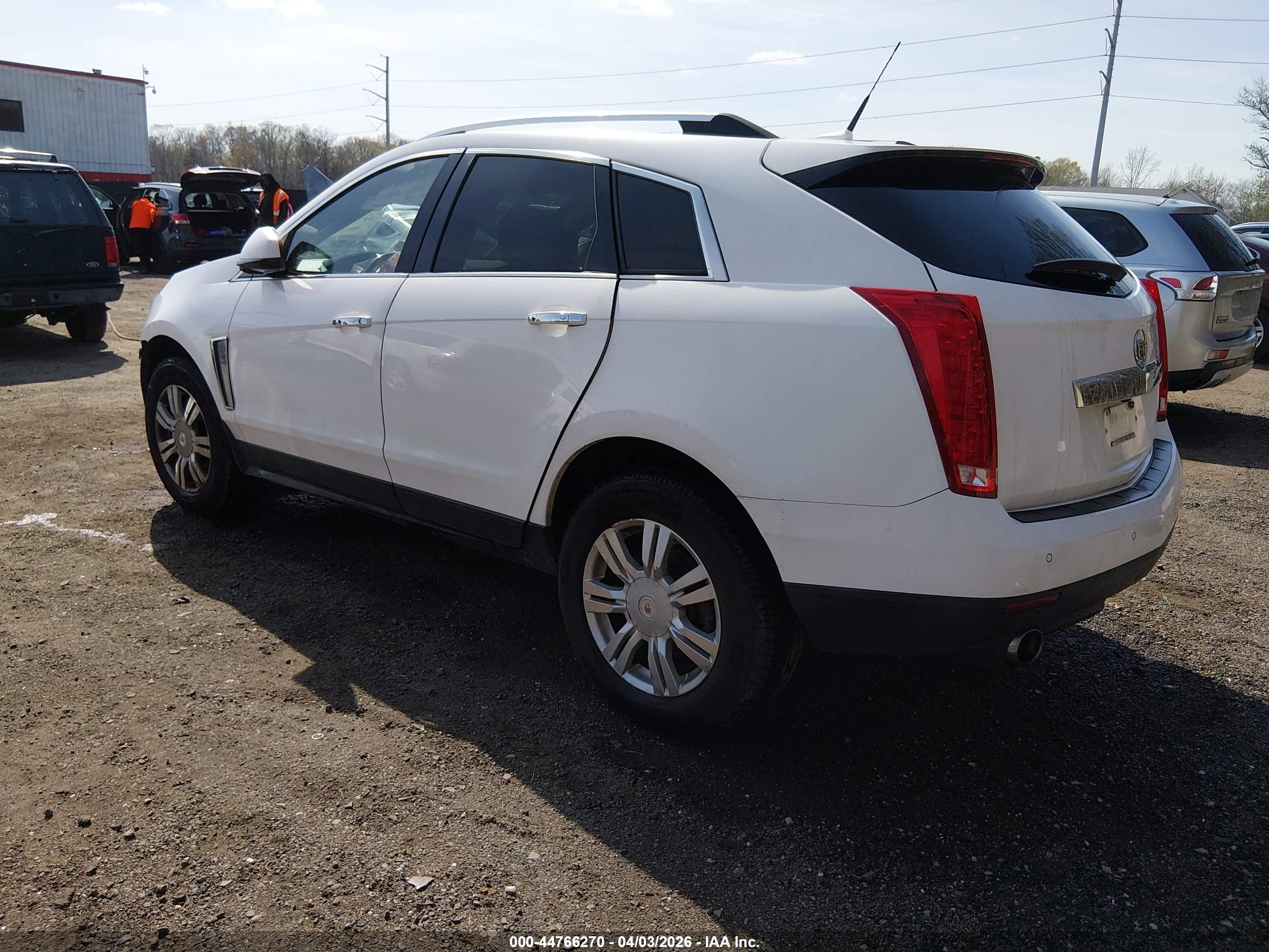 2013 Cadillac Srx Luxury Collection White vin: 3GYFNCE33DS514420