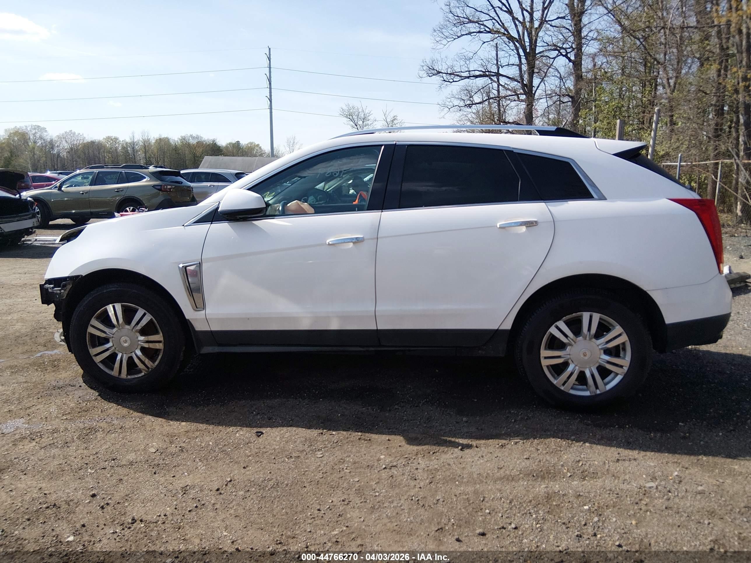 2013 Cadillac Srx Luxury Collection White vin: 3GYFNCE33DS514420