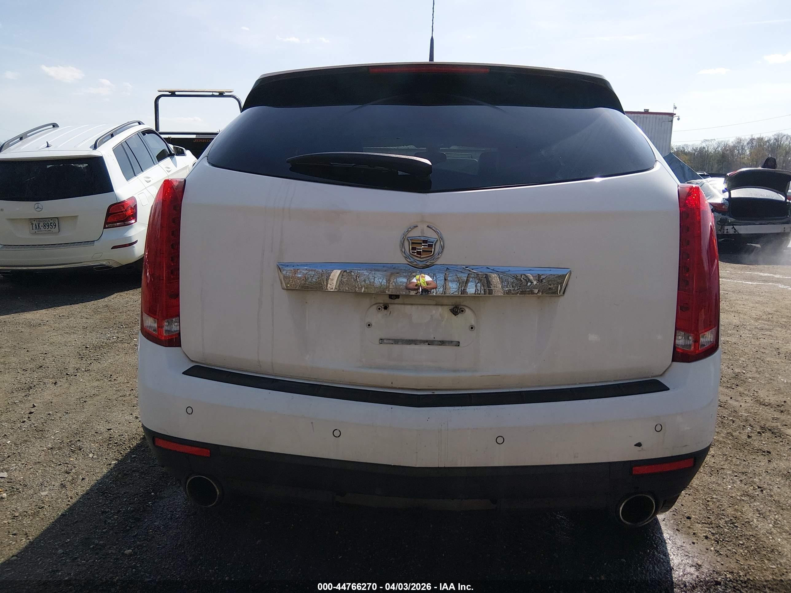 2013 Cadillac Srx Luxury Collection White vin: 3GYFNCE33DS514420