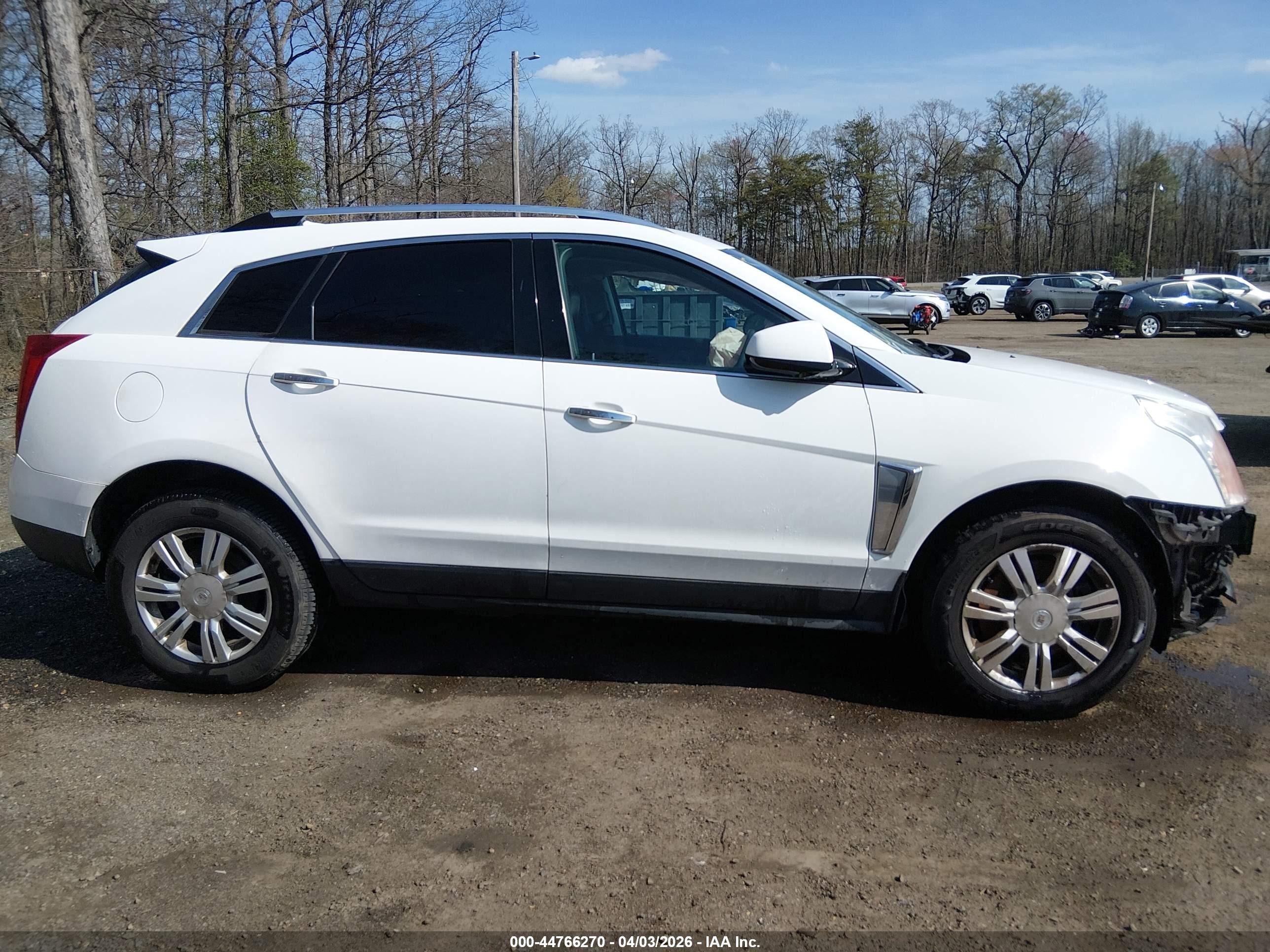 2013 Cadillac Srx Luxury Collection White vin: 3GYFNCE33DS514420