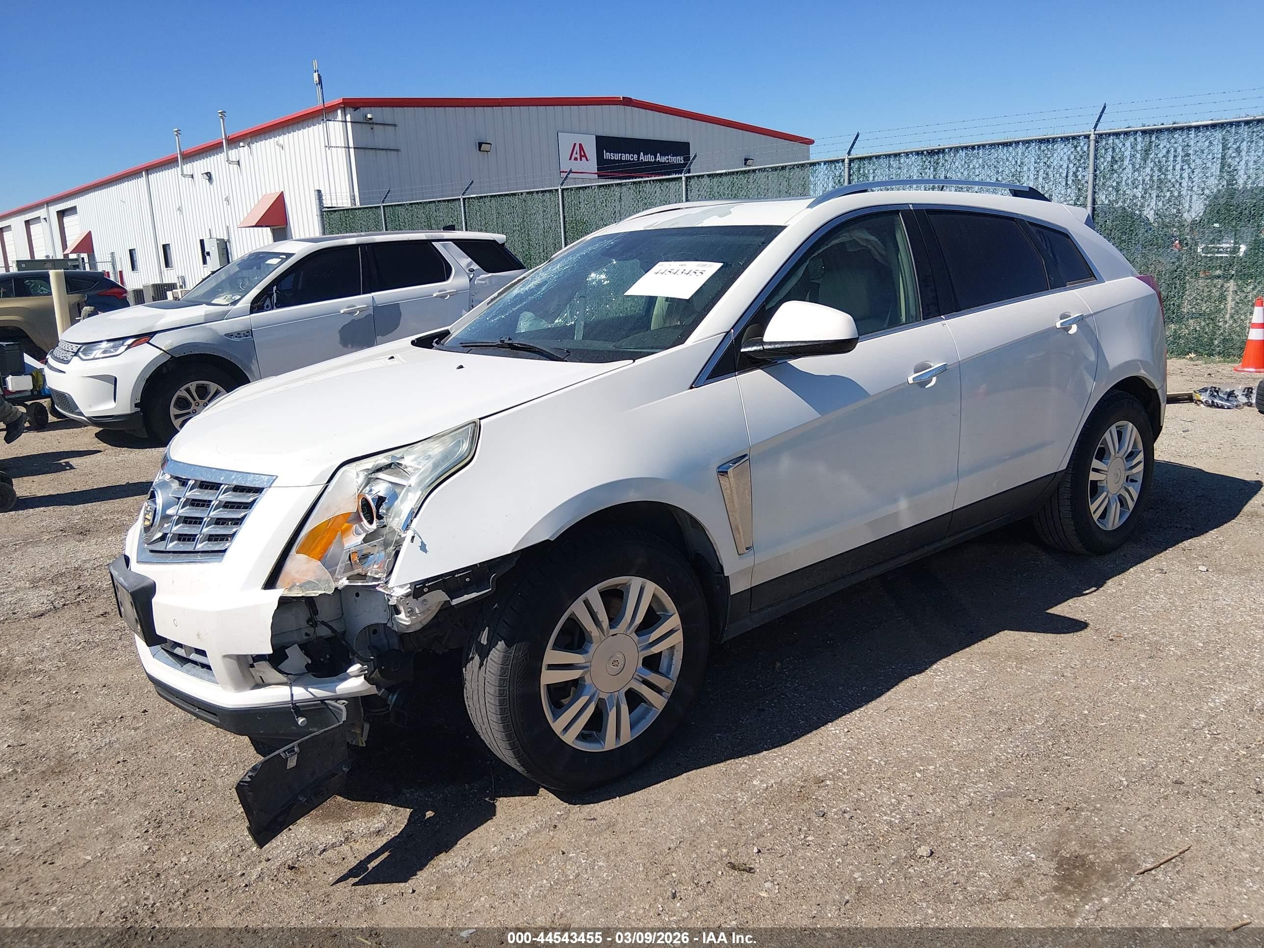2013 Cadillac Srx Luxury Collection White vin: 3GYFNCE33DS518712