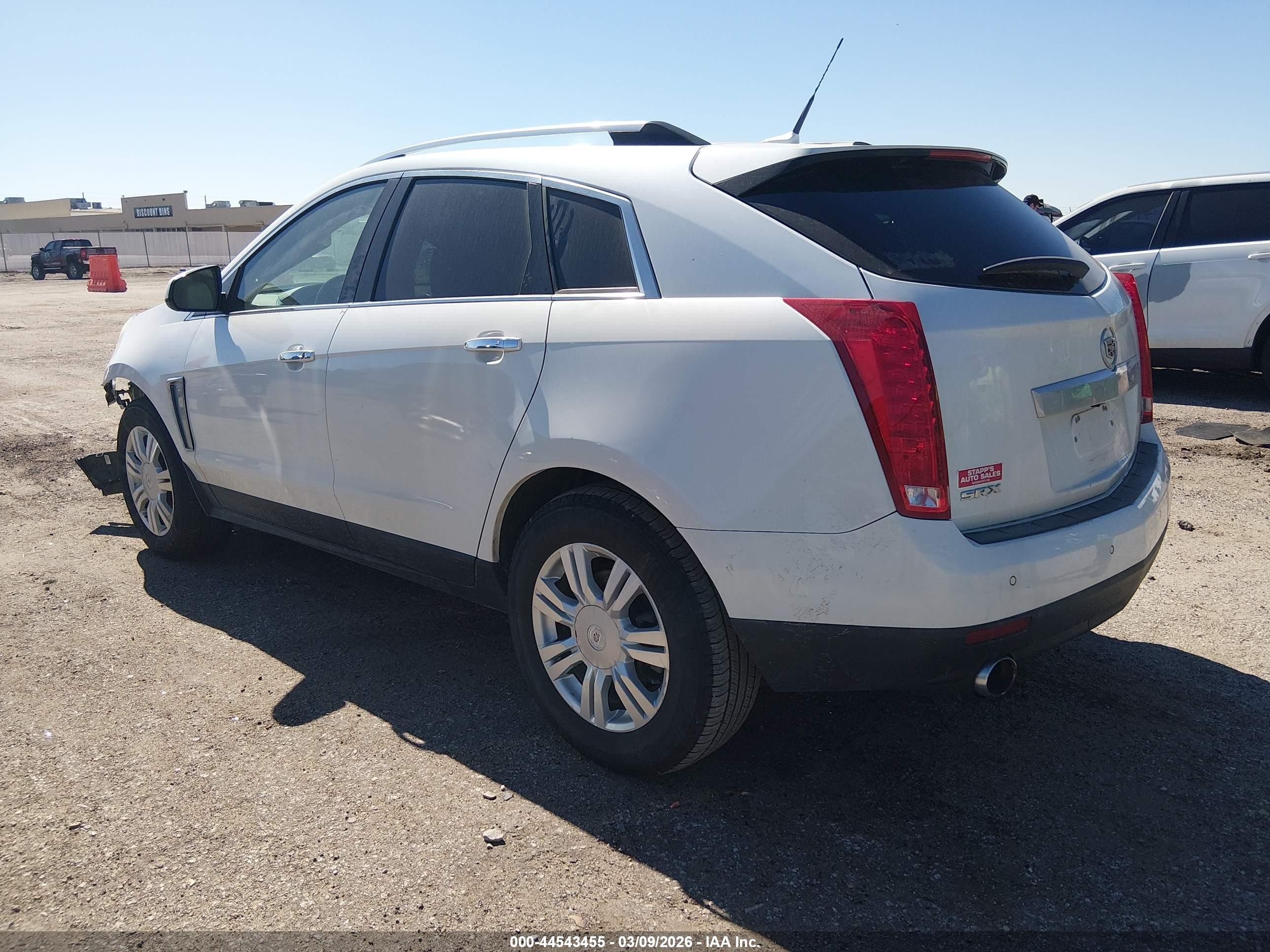 2013 Cadillac Srx Luxury Collection White vin: 3GYFNCE33DS518712
