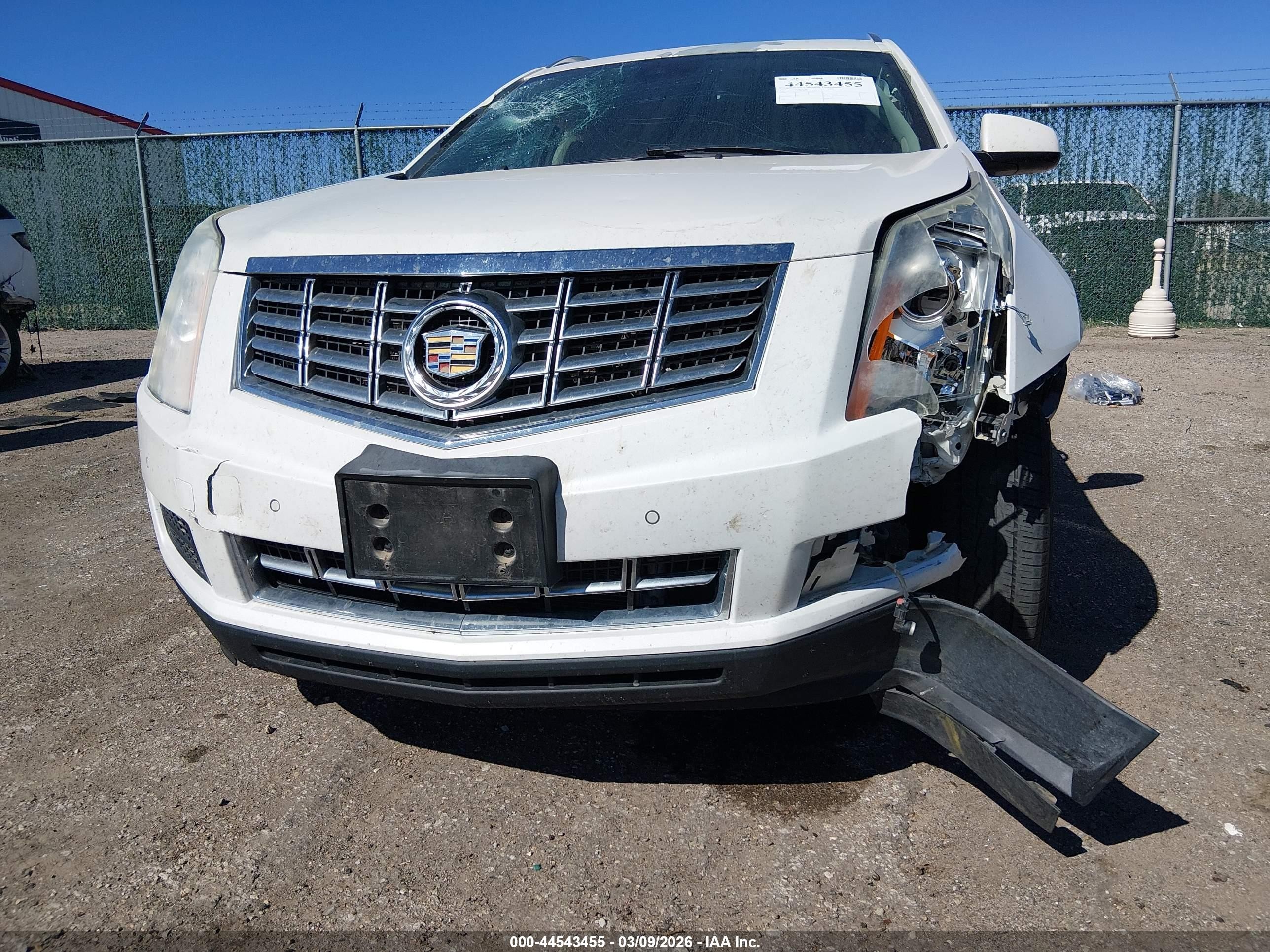 2013 Cadillac Srx Luxury Collection White vin: 3GYFNCE33DS518712