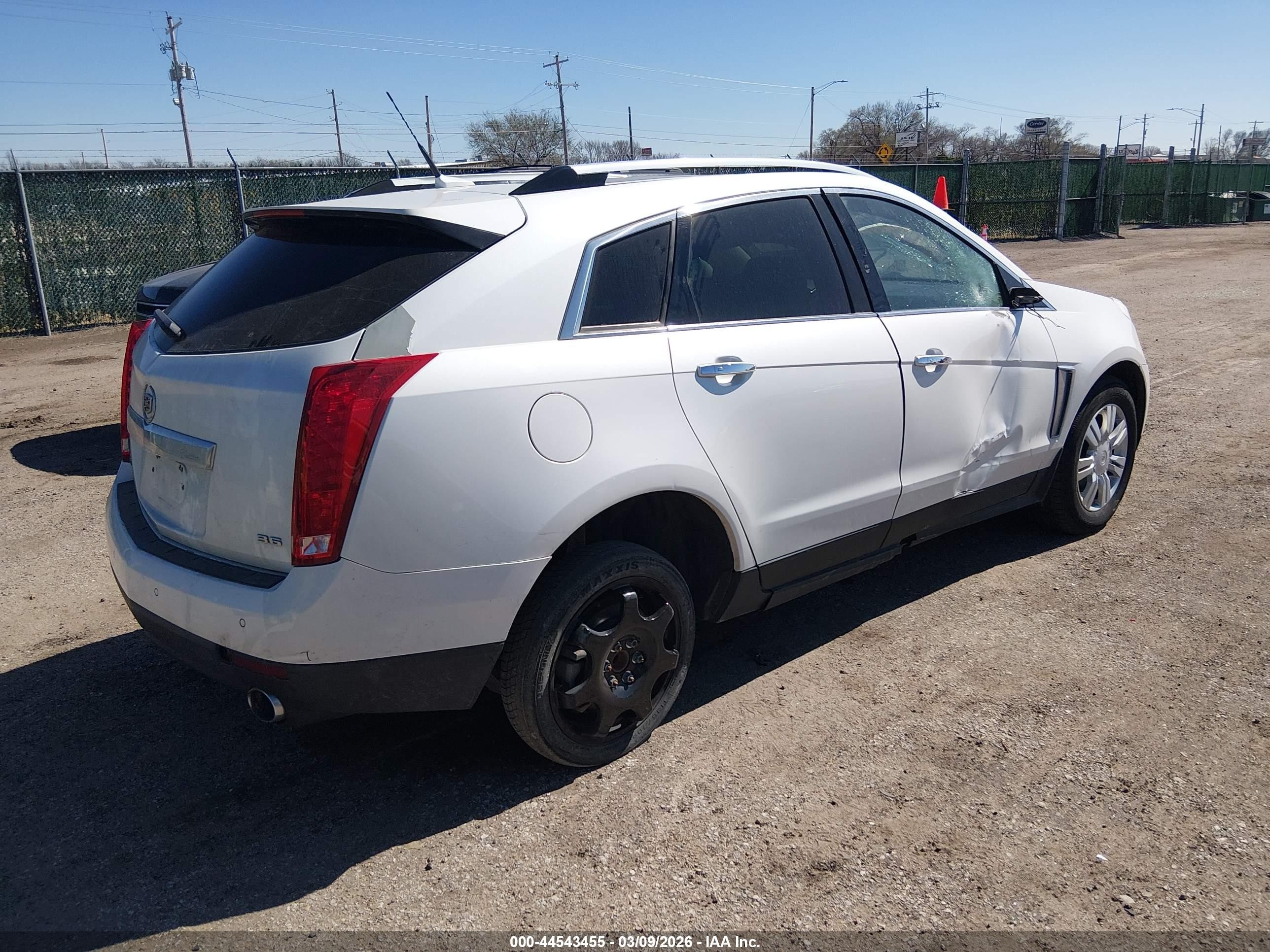 2013 Cadillac Srx Luxury Collection White vin: 3GYFNCE33DS518712