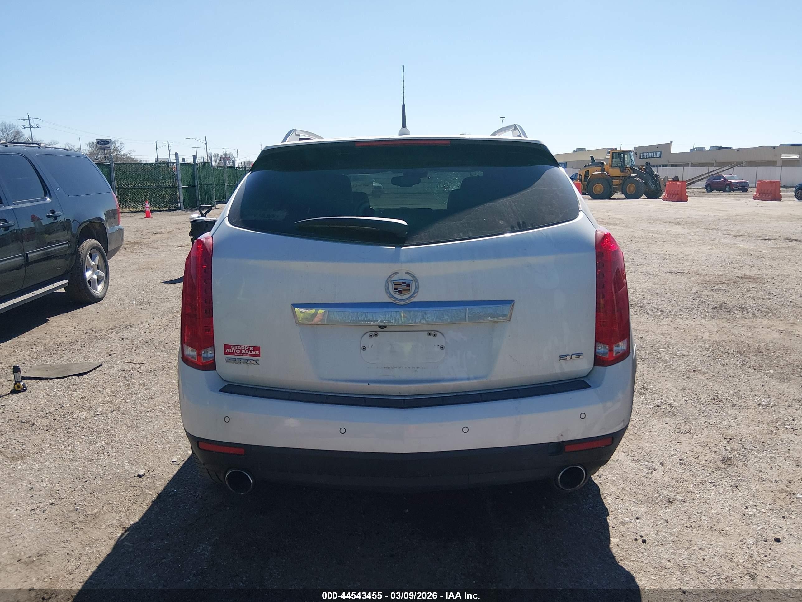 2013 Cadillac Srx Luxury Collection White vin: 3GYFNCE33DS518712
