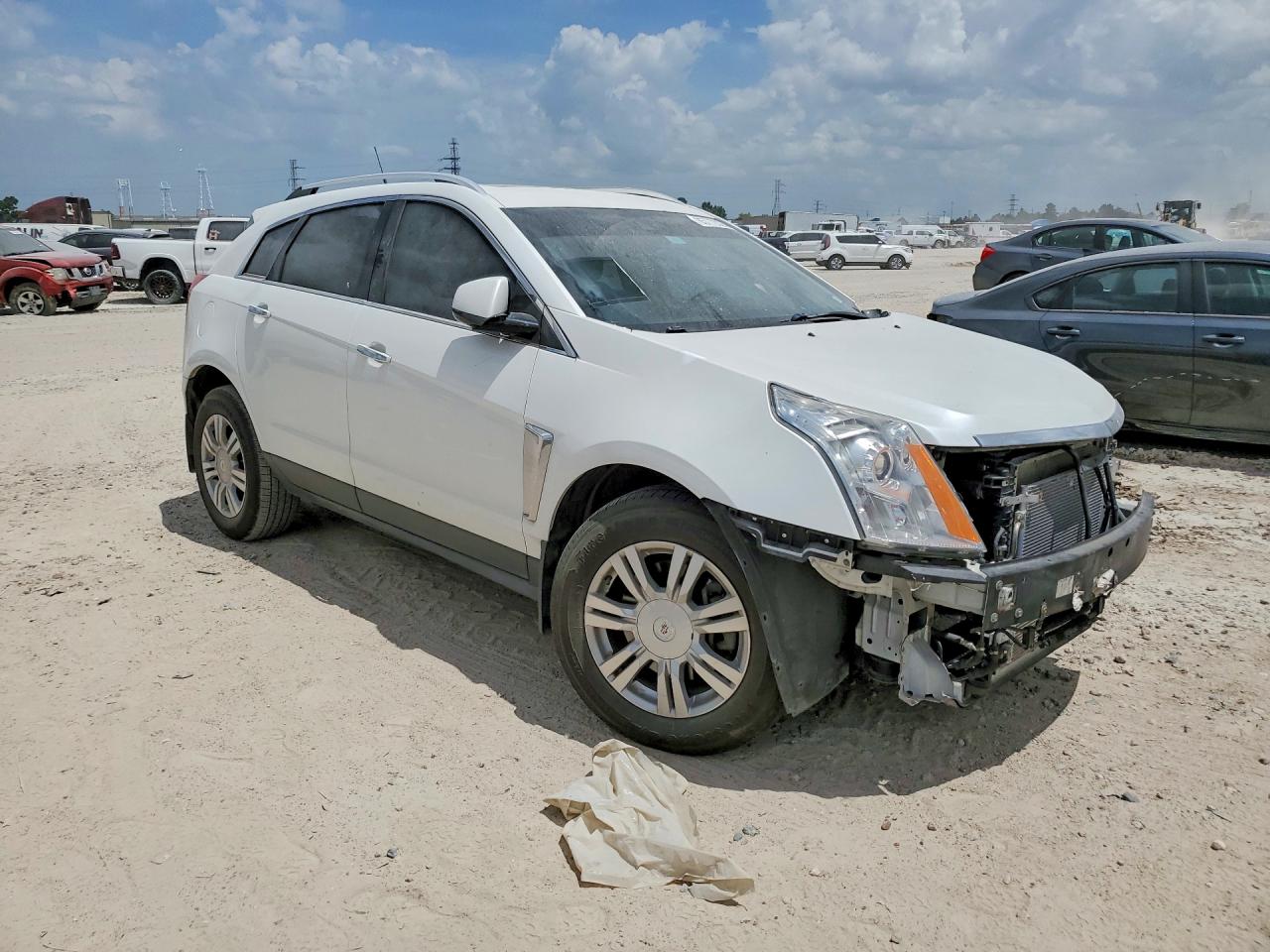 2013 Cadillac Srx Luxury Collection White vin: 3GYFNCE33DS539303