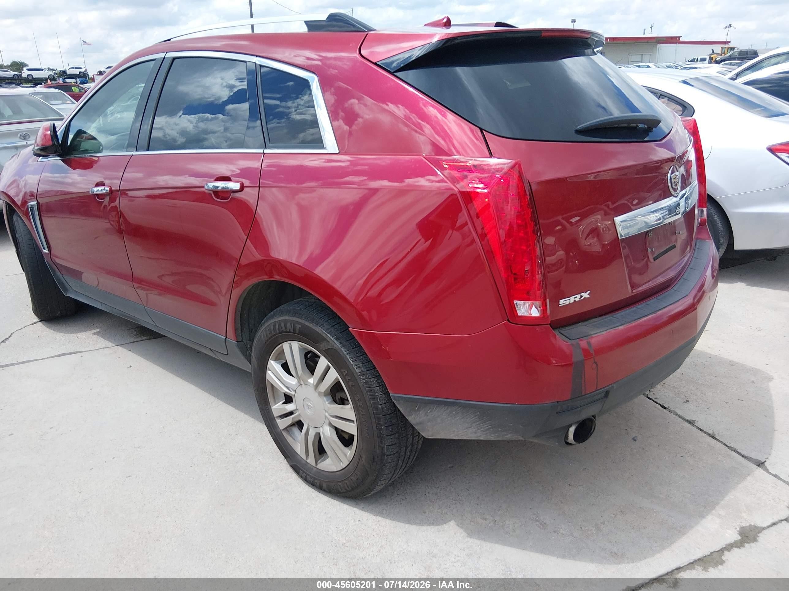 2013 Cadillac Srx Luxury Collection Красный vin: 3GYFNCE33DS542167