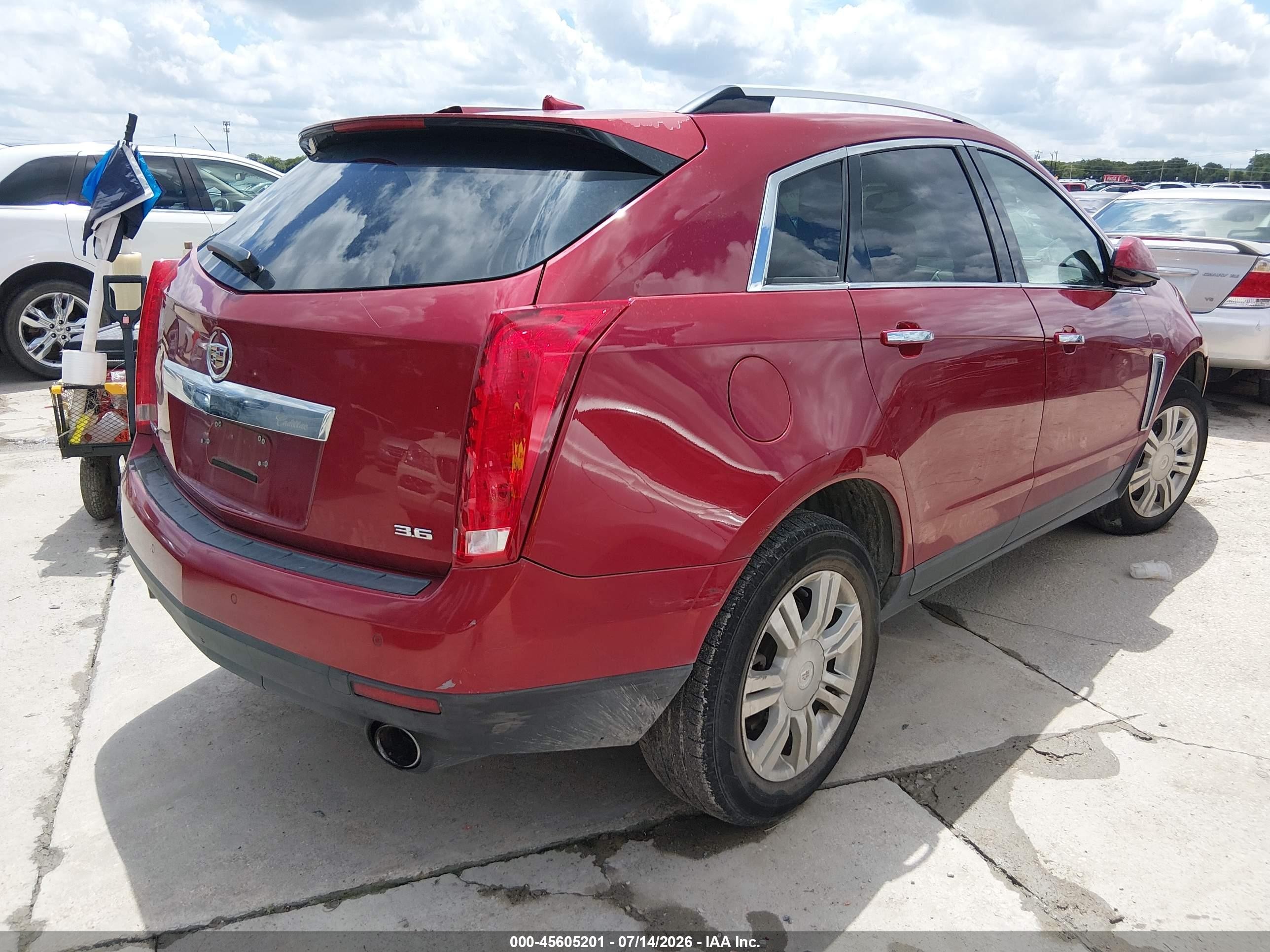 2013 Cadillac Srx Luxury Collection Красный vin: 3GYFNCE33DS542167