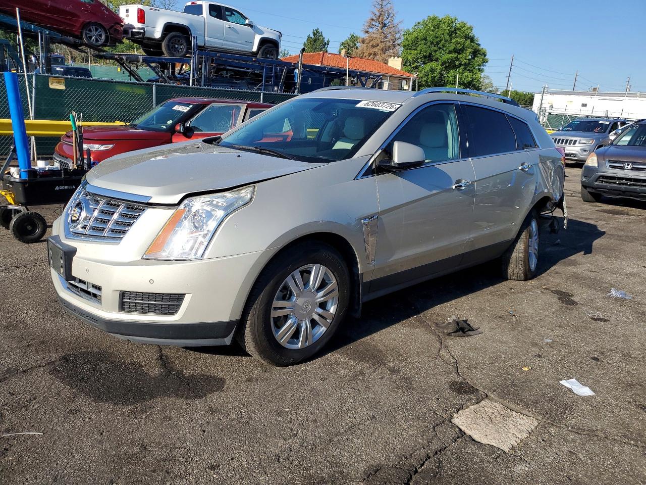 2013 Cadillac Srx Luxury Collection Gold vin: 3GYFNCE33DS625498