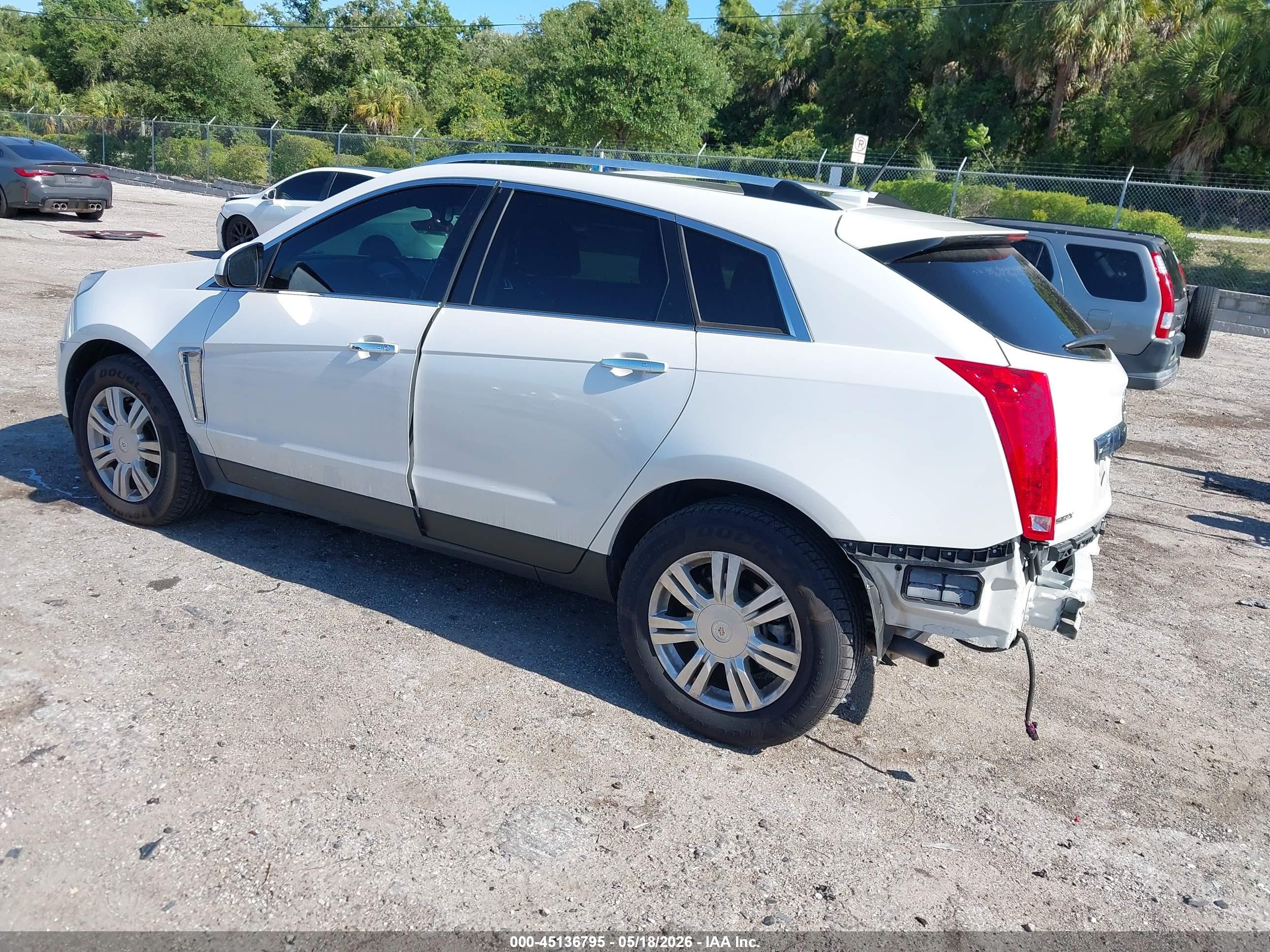 2013 Cadillac Srx Luxury Collection White vin: 3GYFNCE33DS628224