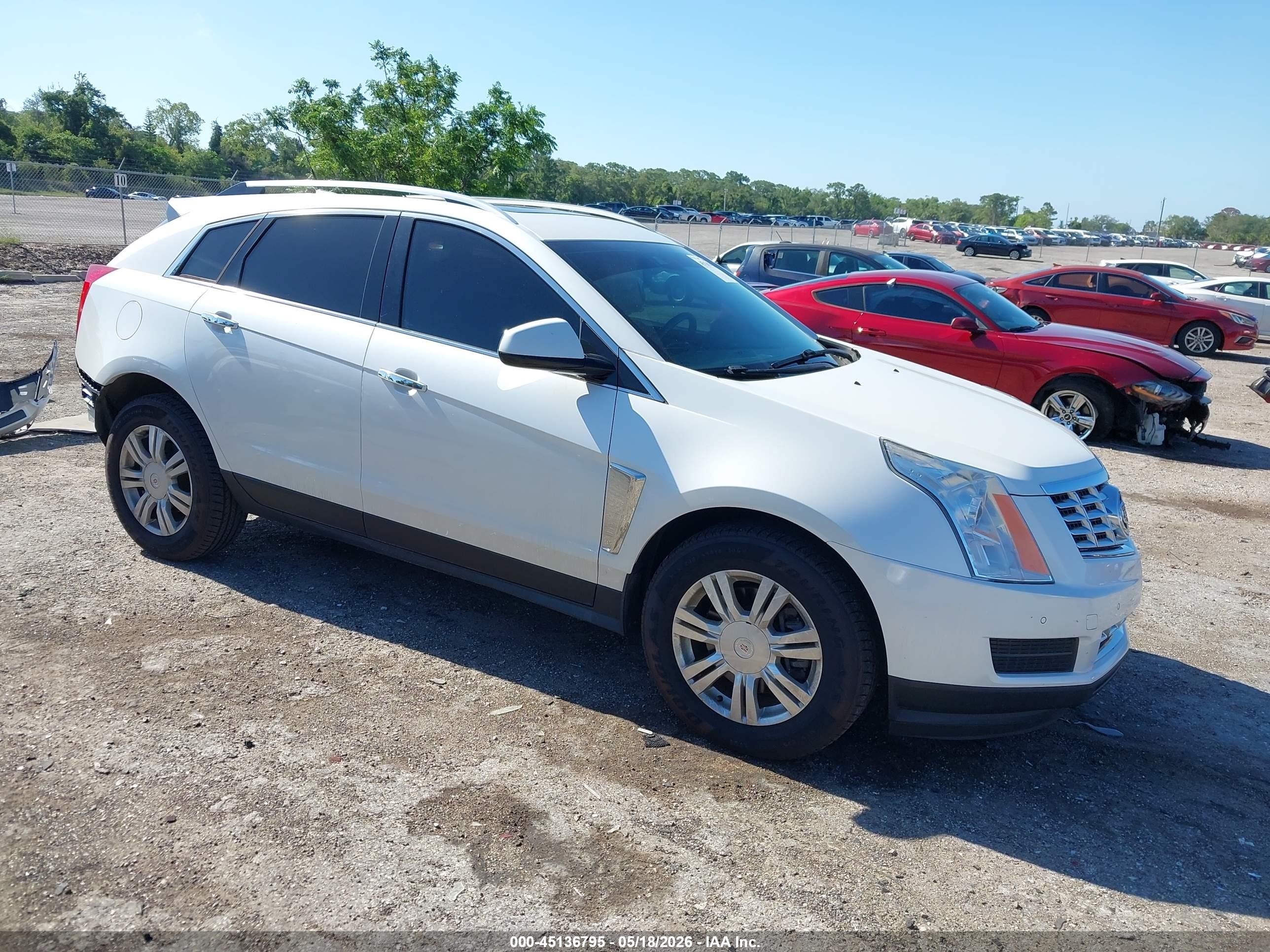2013 Cadillac Srx Luxury Collection White vin: 3GYFNCE33DS628224