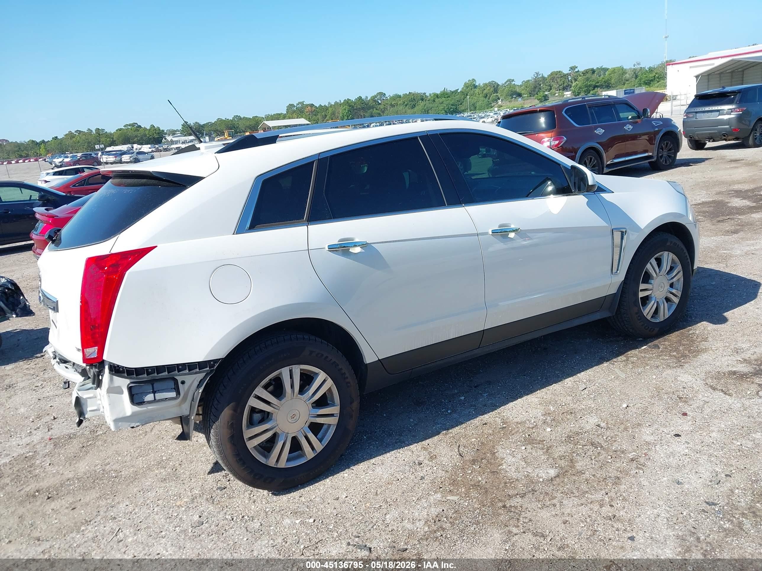 2013 Cadillac Srx Luxury Collection White vin: 3GYFNCE33DS628224