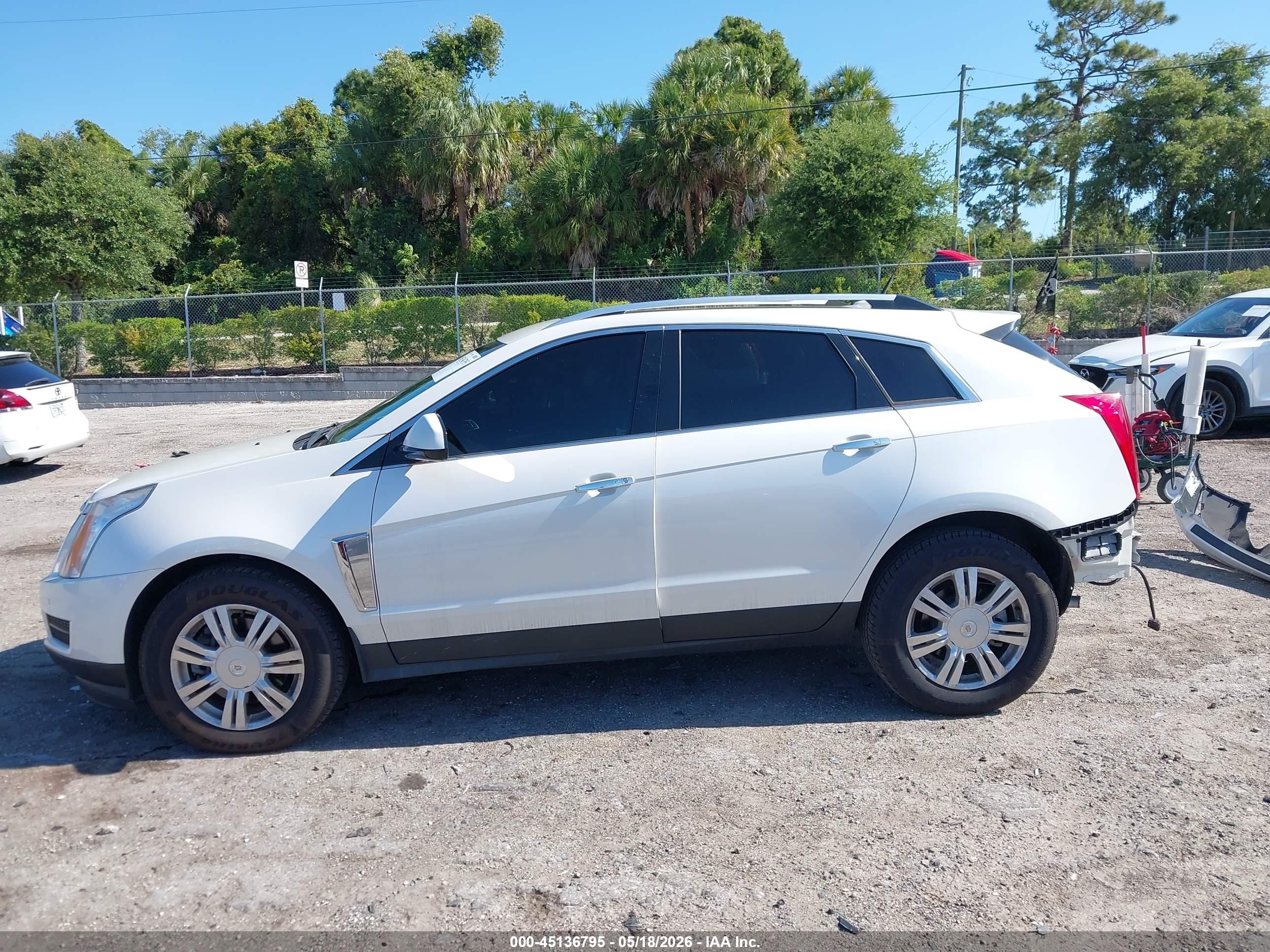 2013 Cadillac Srx Luxury Collection White vin: 3GYFNCE33DS628224