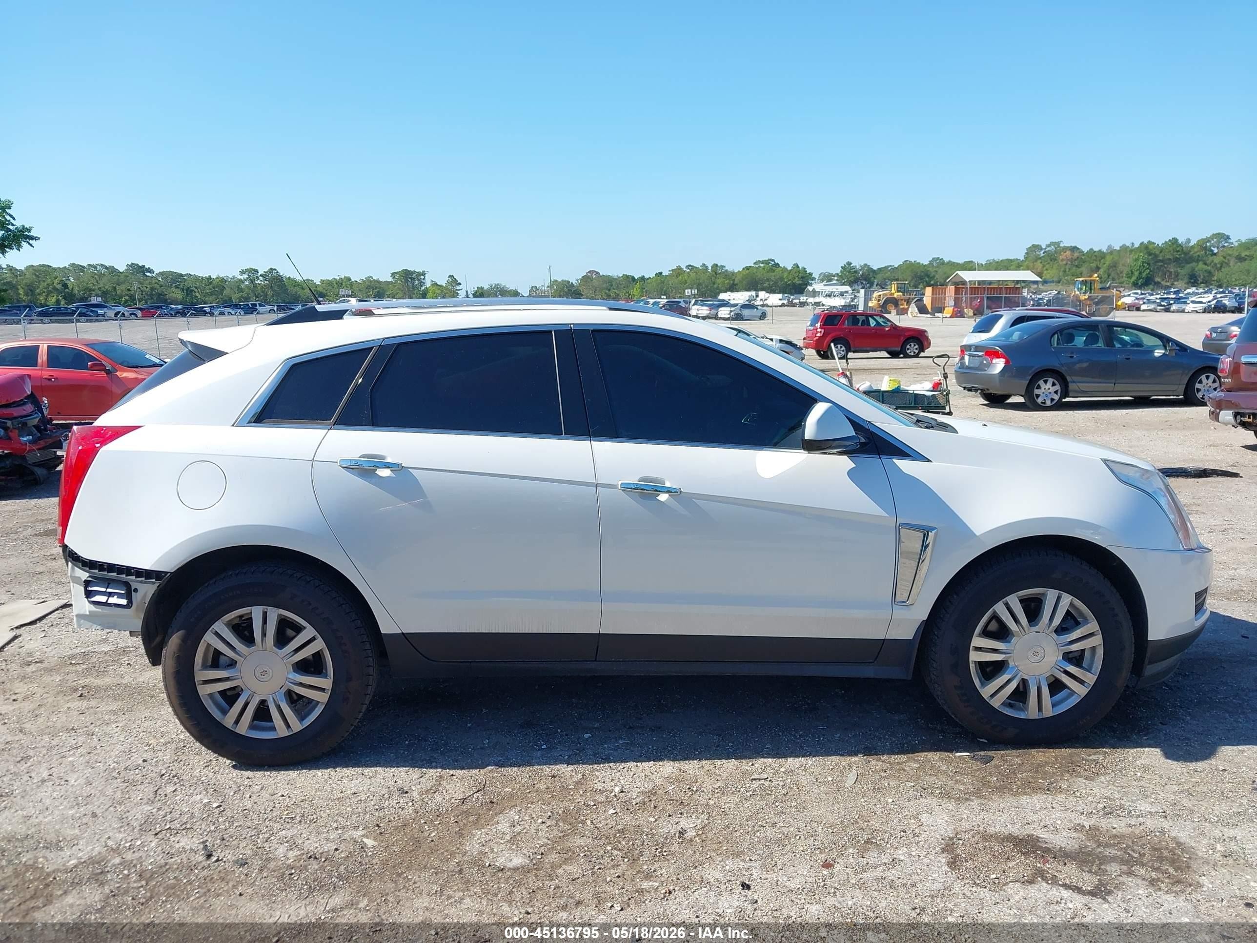 2013 Cadillac Srx Luxury Collection White vin: 3GYFNCE33DS628224