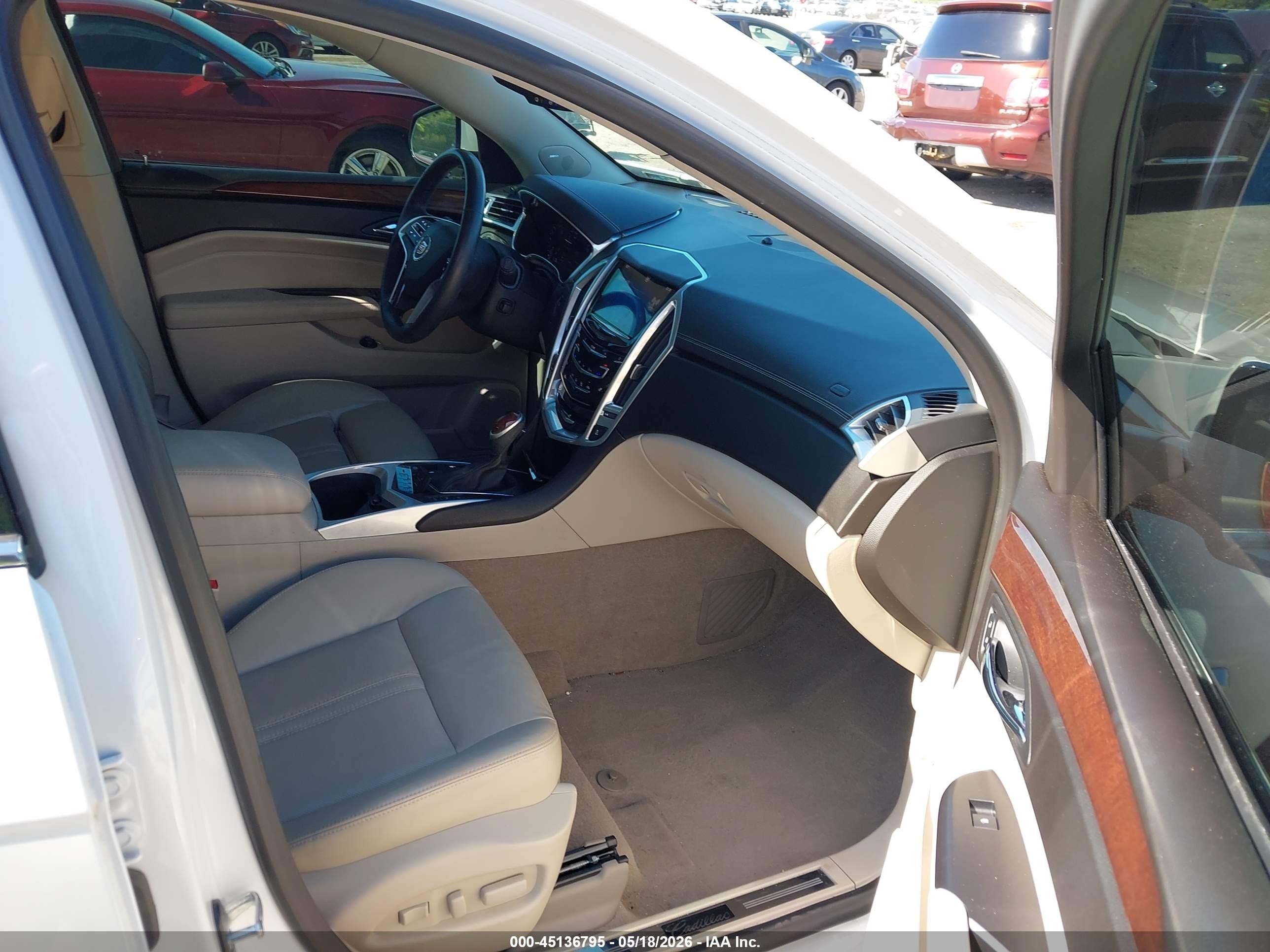 2013 Cadillac Srx Luxury Collection White vin: 3GYFNCE33DS628224