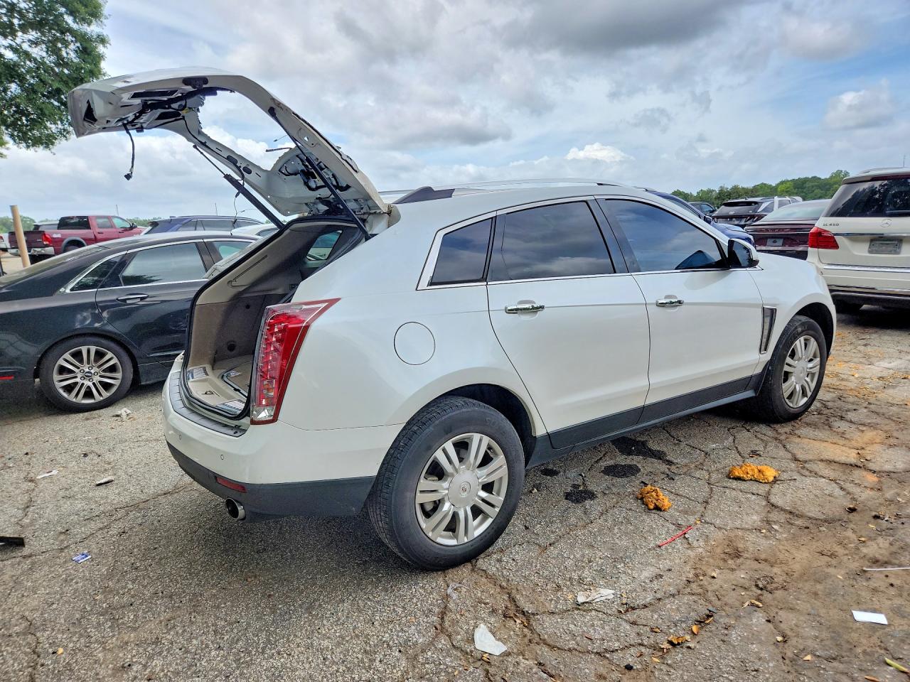 2013 Cadillac Srx Luxury Collection White vin: 3GYFNCE33DS643144