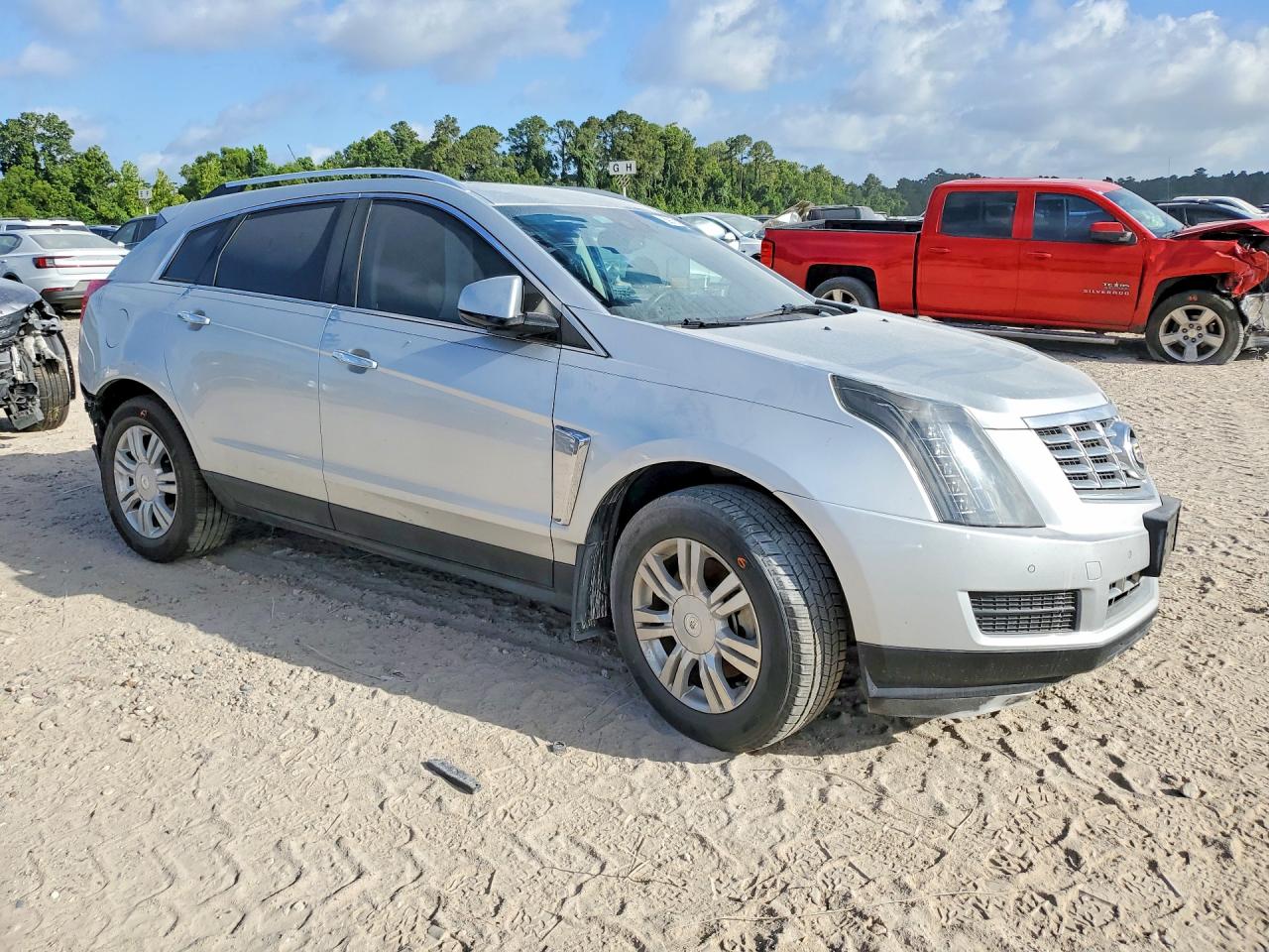 2013 Cadillac Srx Luxury Collection Silver vin: 3GYFNCE33DS647713