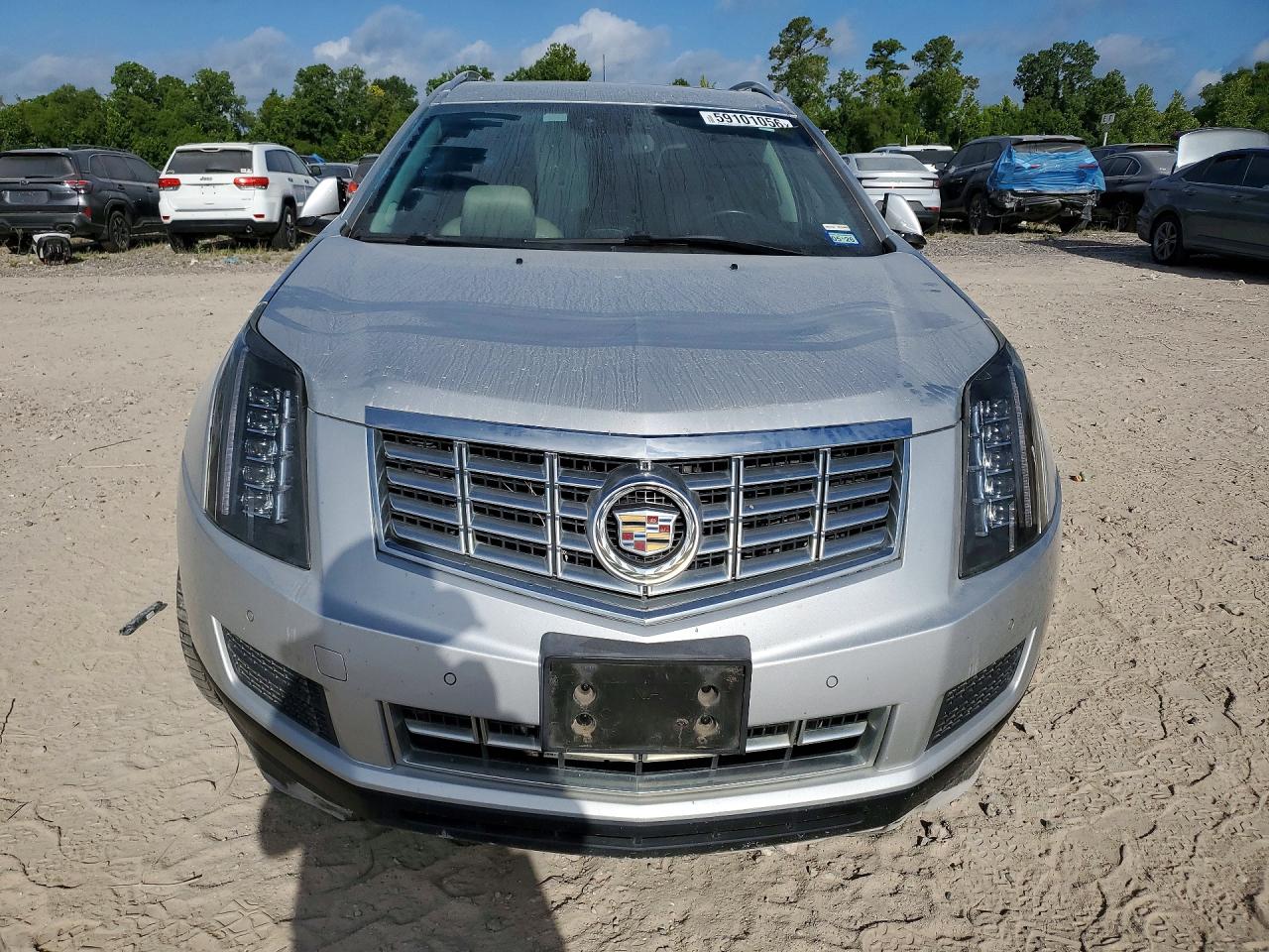2013 Cadillac Srx Luxury Collection Silver vin: 3GYFNCE33DS647713